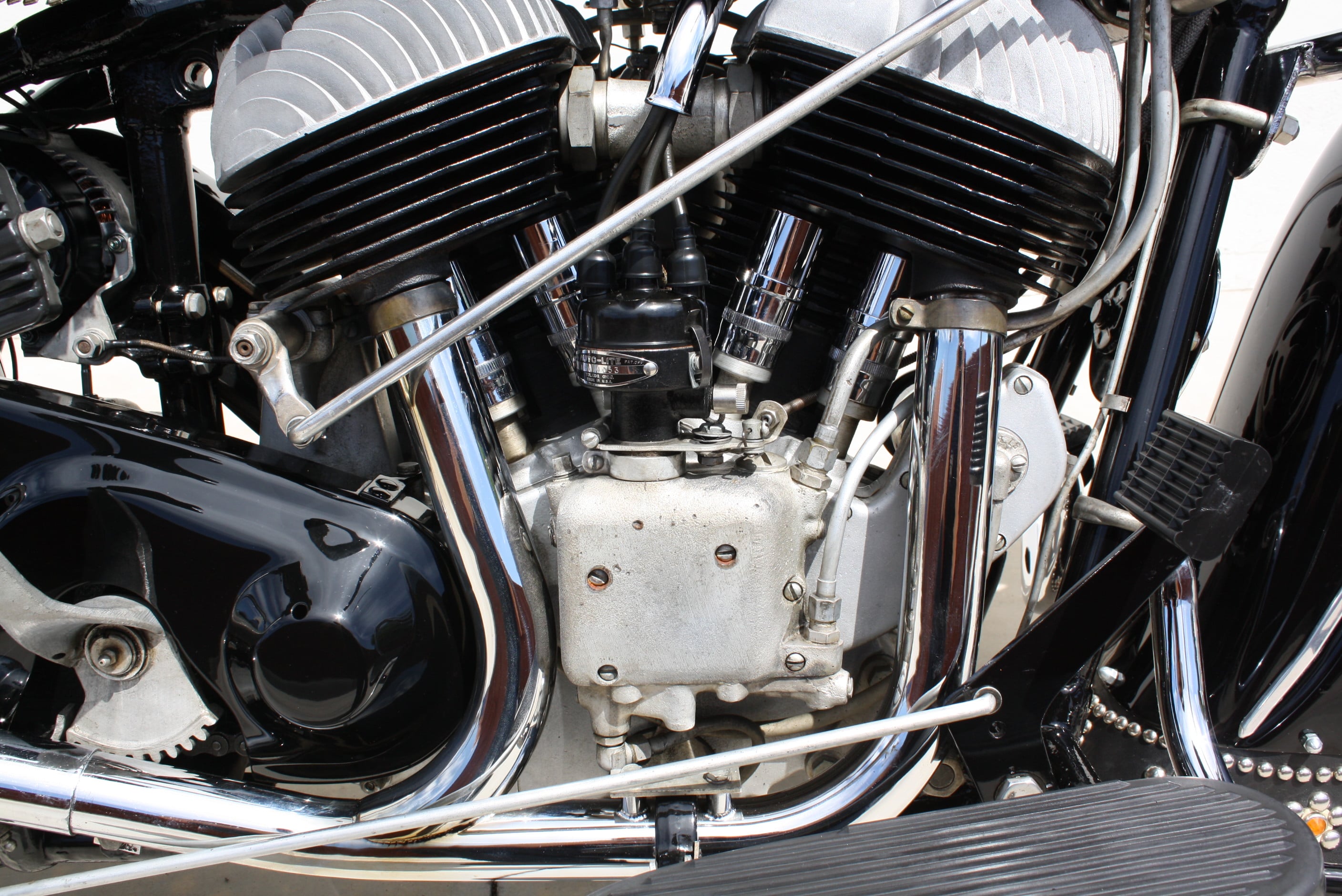 1947 Indian Chief restored by Peter Bollenbach