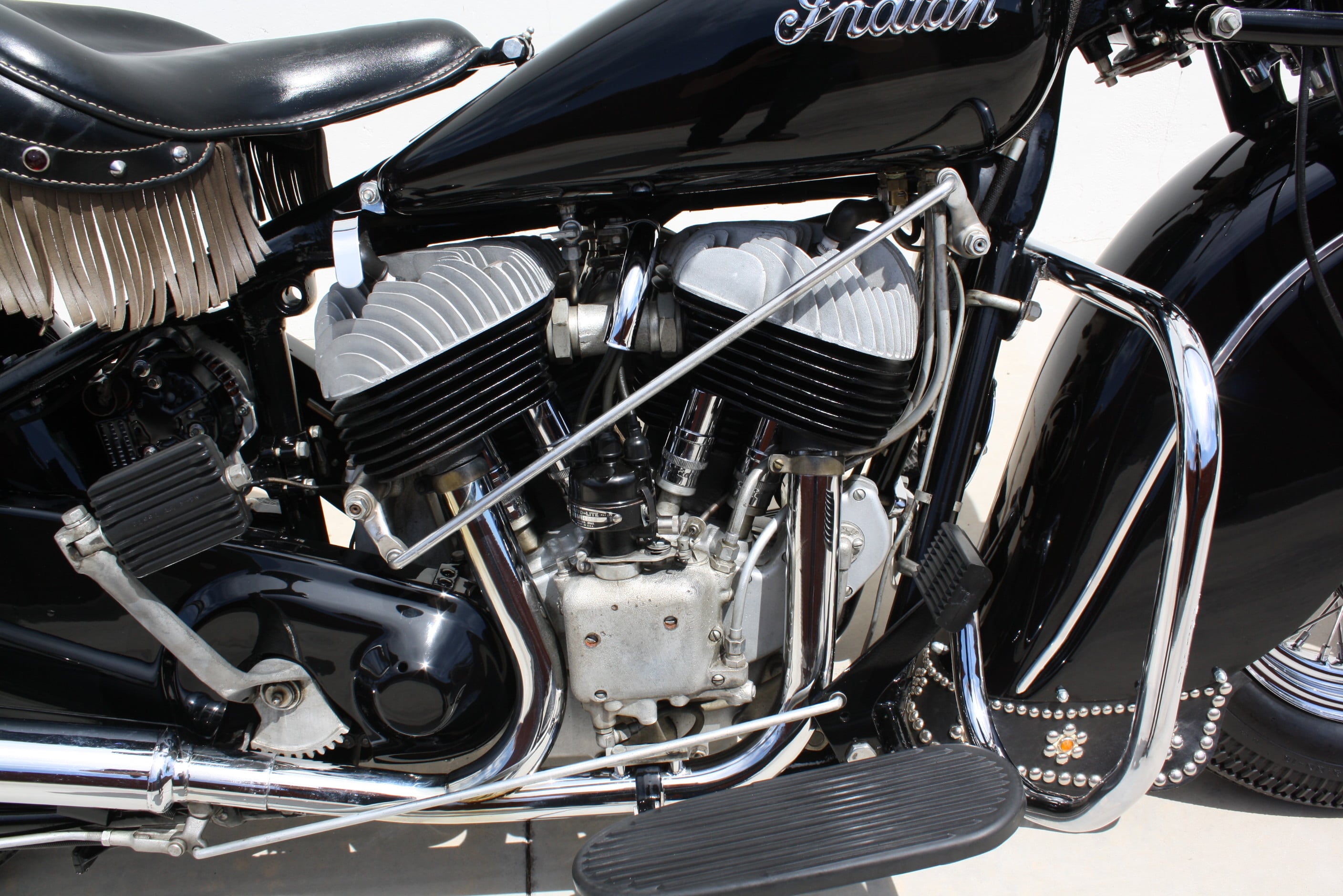 1947 Indian Chief restored by Peter Bollenbach