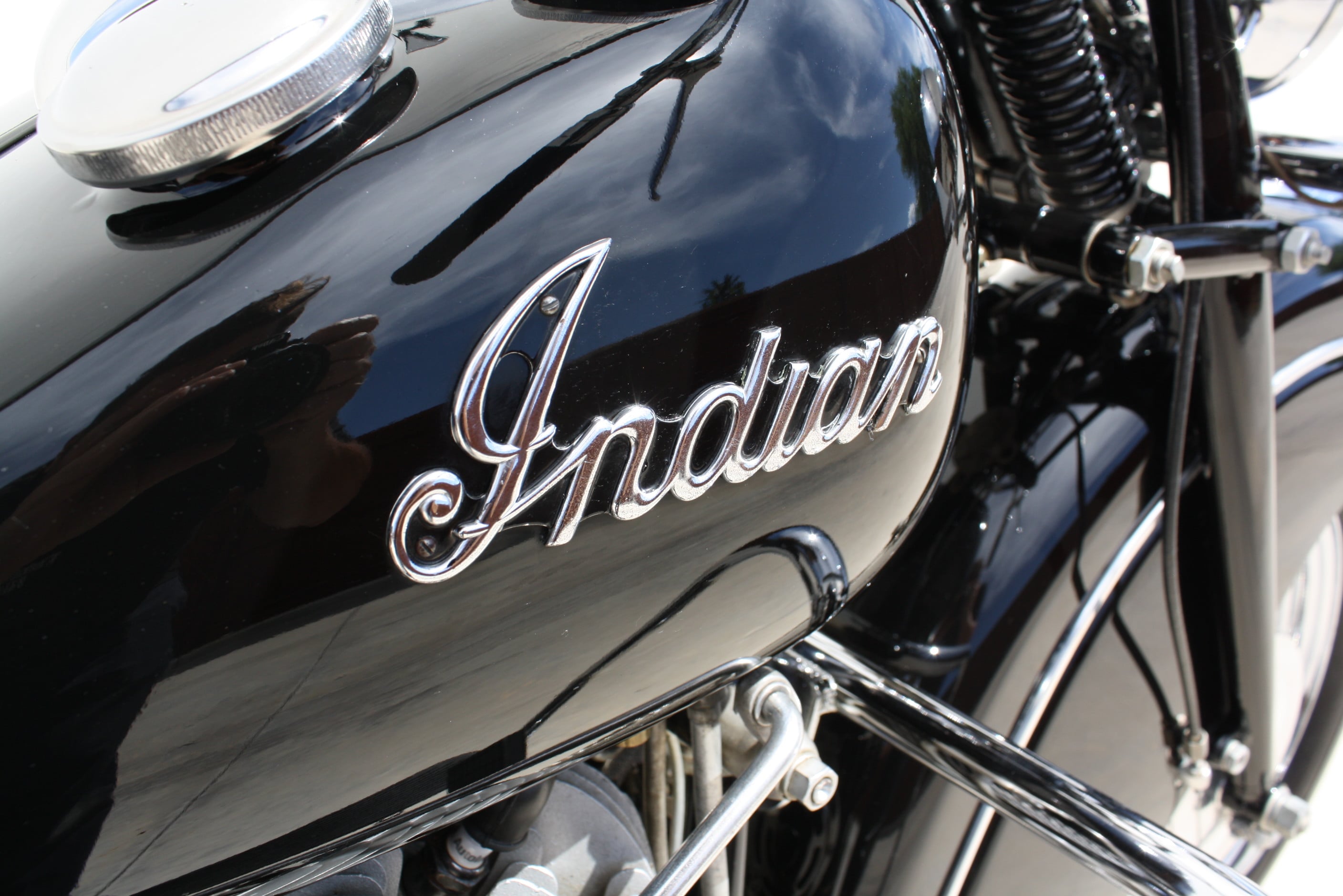 1947 Indian Chief restored by Peter Bollenbach