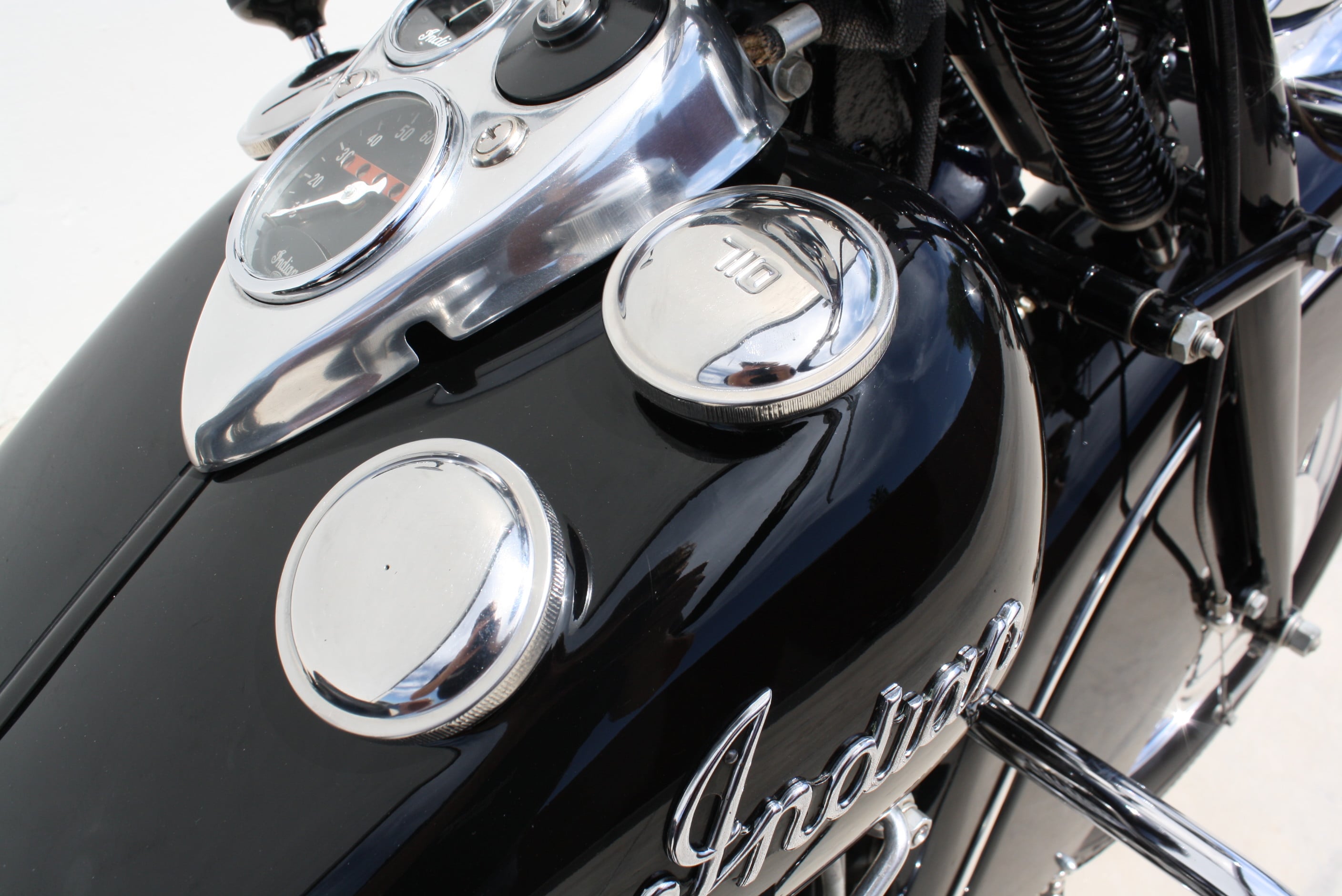 1947 Indian Chief restored by Peter Bollenbach