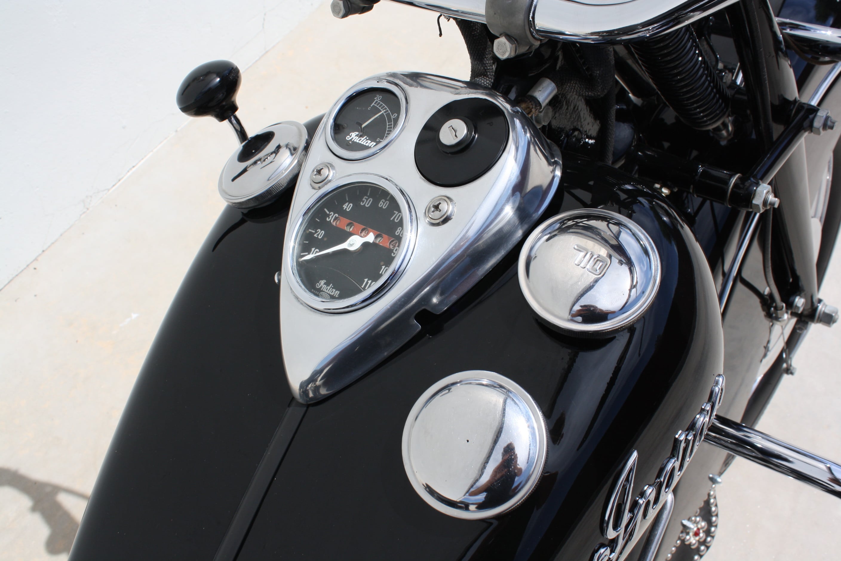 1947 Indian Chief restored by Peter Bollenbach