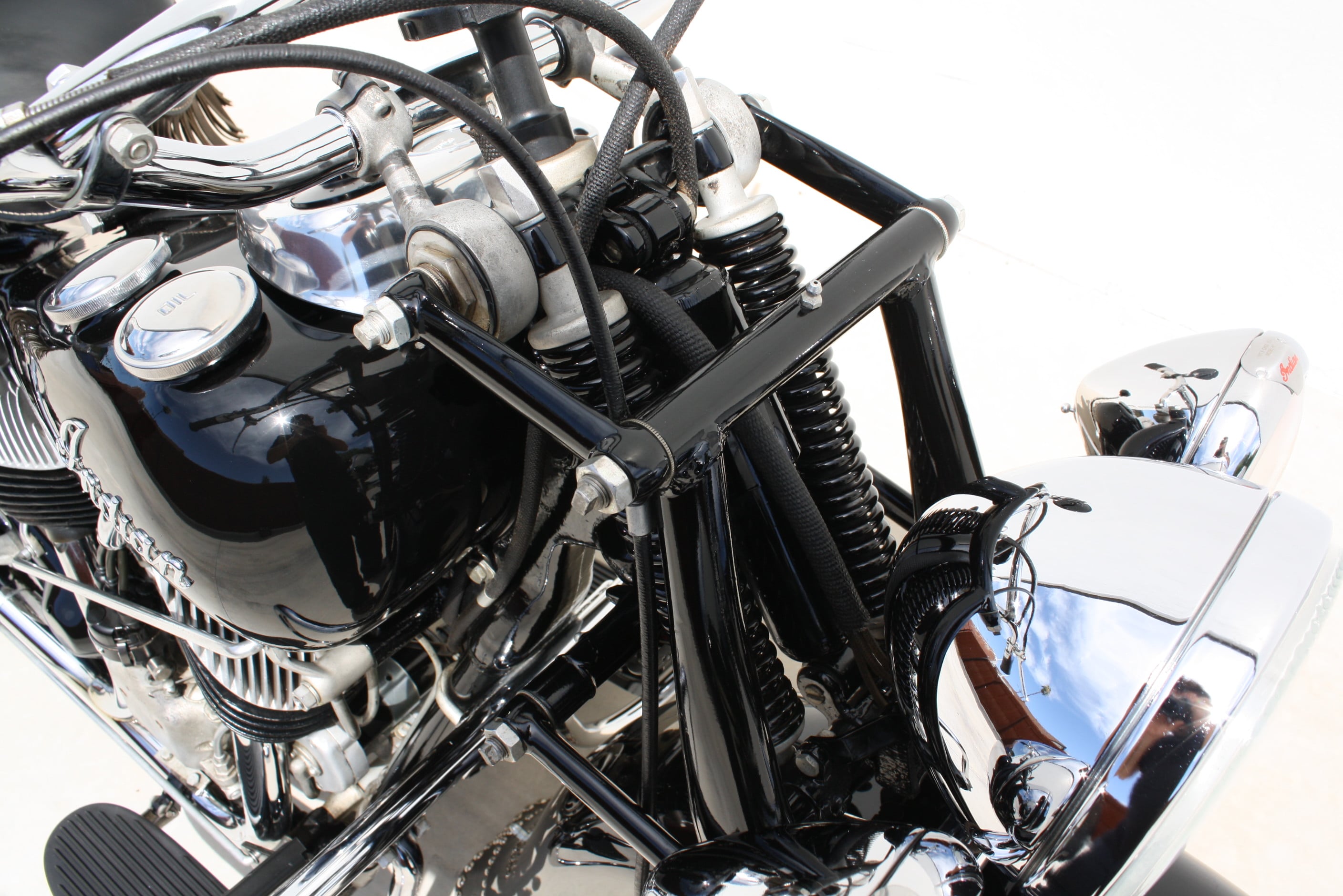 1947 Indian Chief restored by Peter Bollenbach