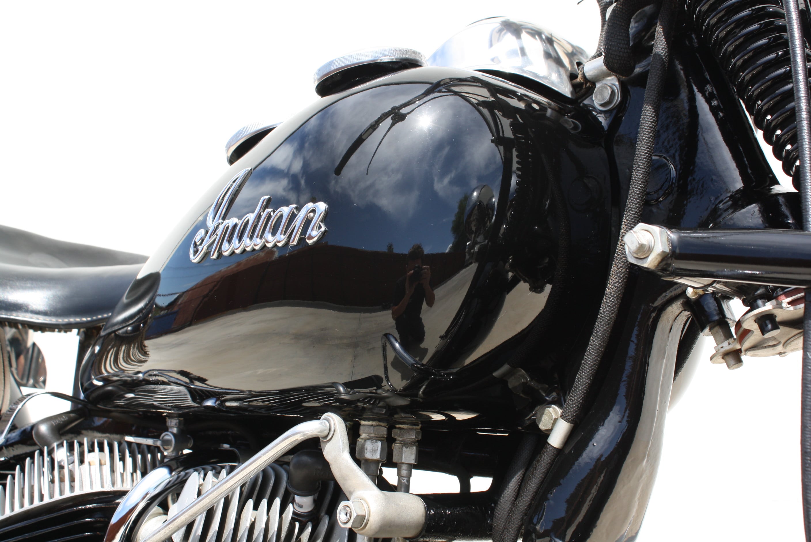 1947 Indian Chief restored by Peter Bollenbach