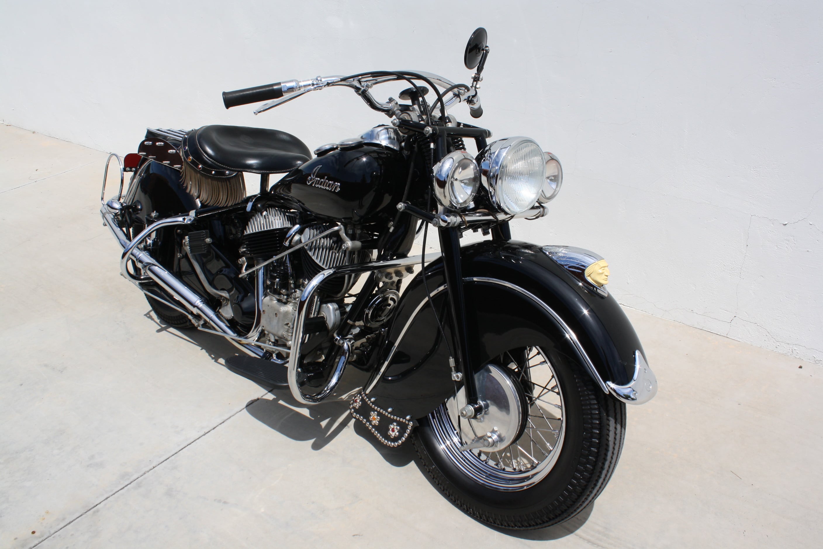 1947 Indian Chief restored by Peter Bollenbach