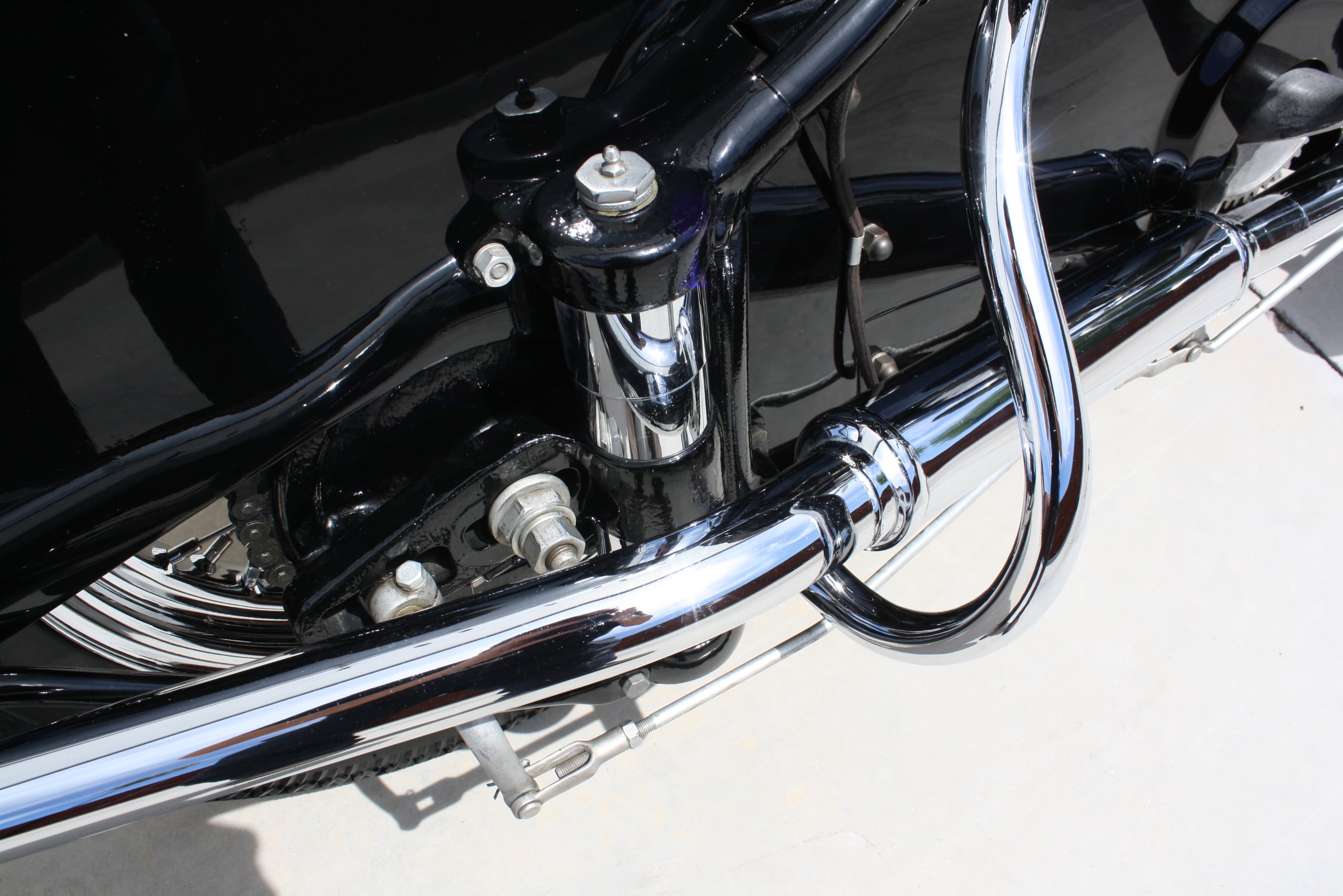 1947 Indian Chief restored by Peter Bollenbach
