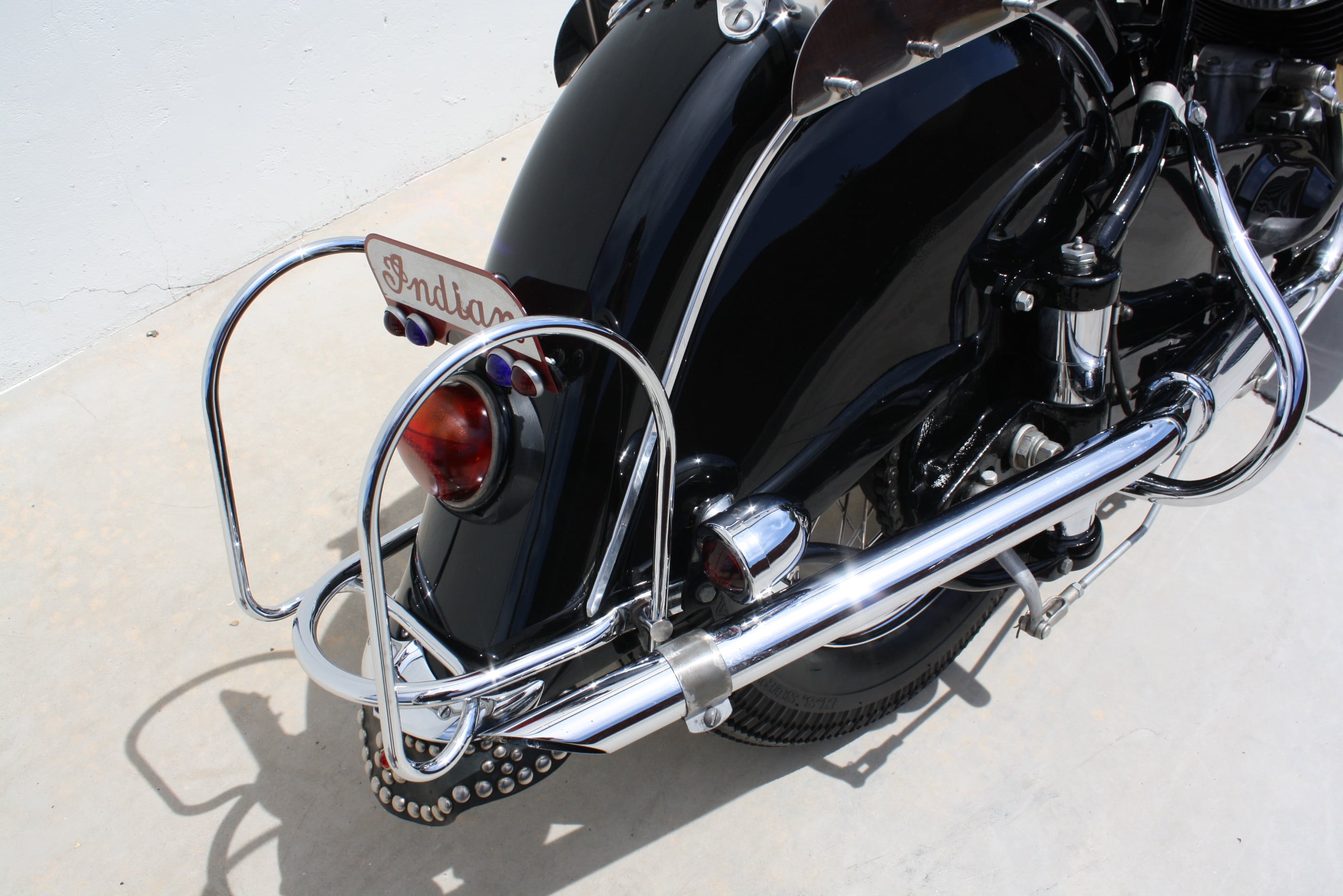 1947 Indian Chief restored by Peter Bollenbach