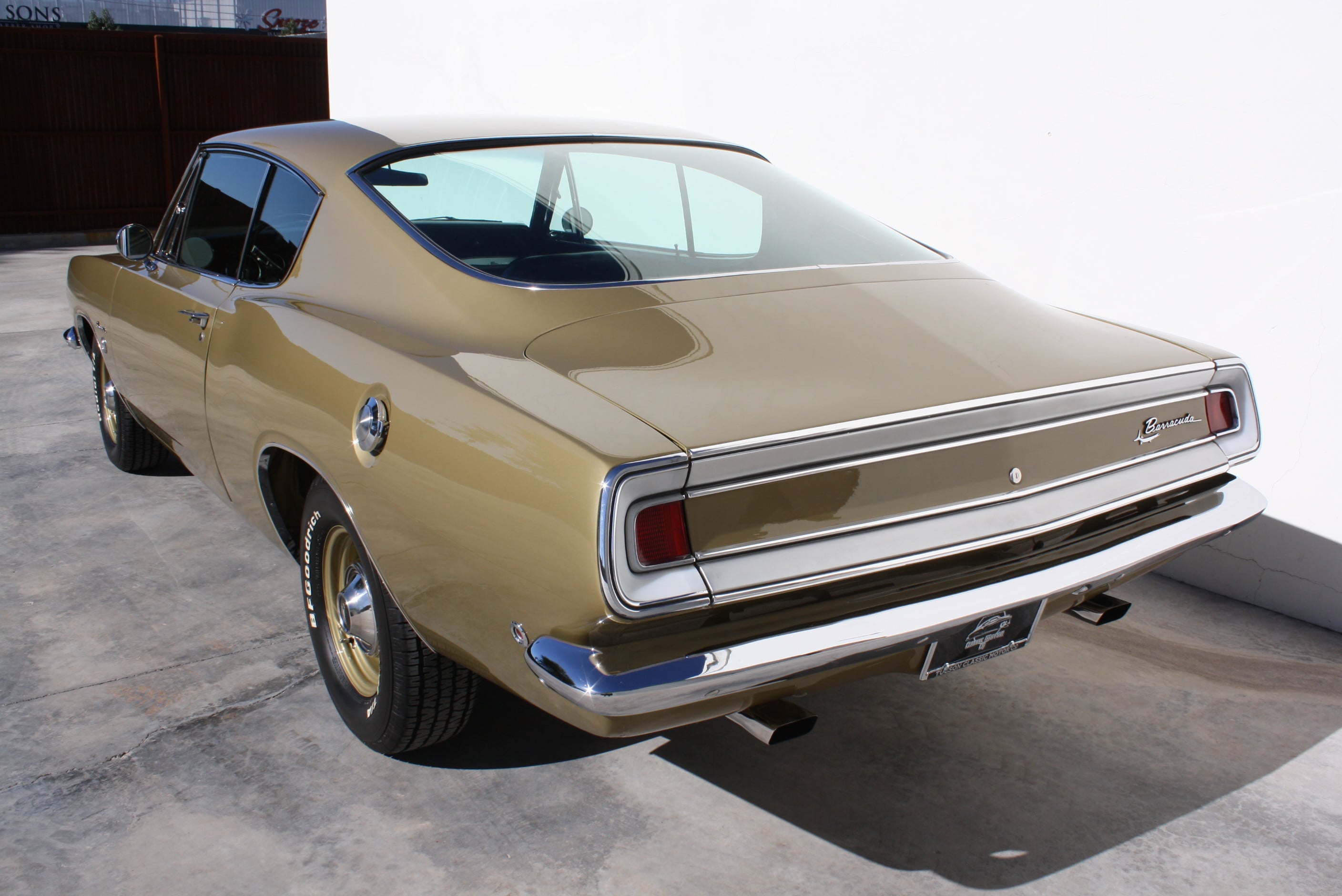 1968 Barracuda Factory numbers matching 383 big block Fastback.