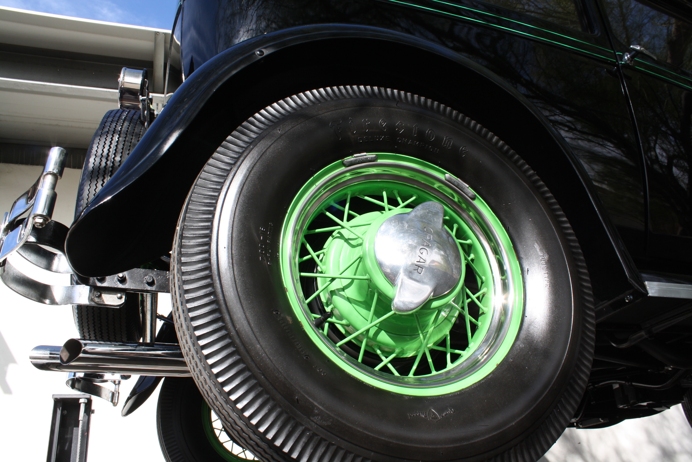 1928 Ford Model A sedan Miller OHV Hot Rod.