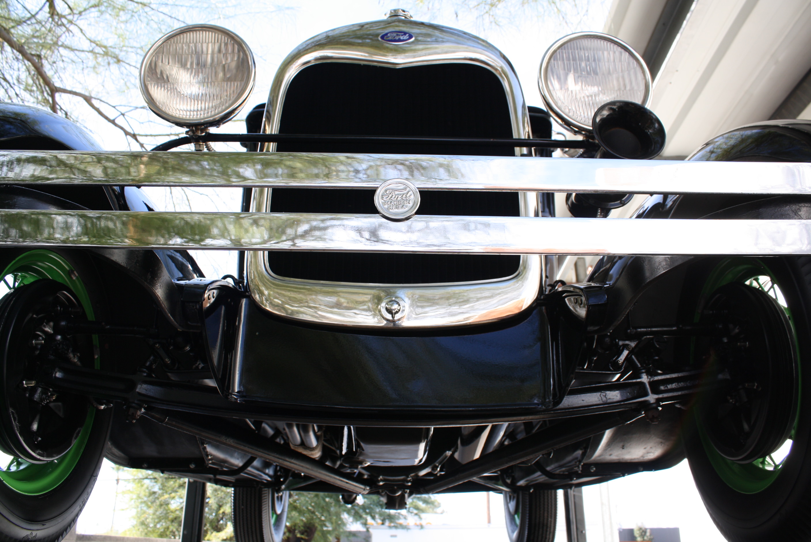 1928 Ford Model A sedan Miller OHV Hot Rod.