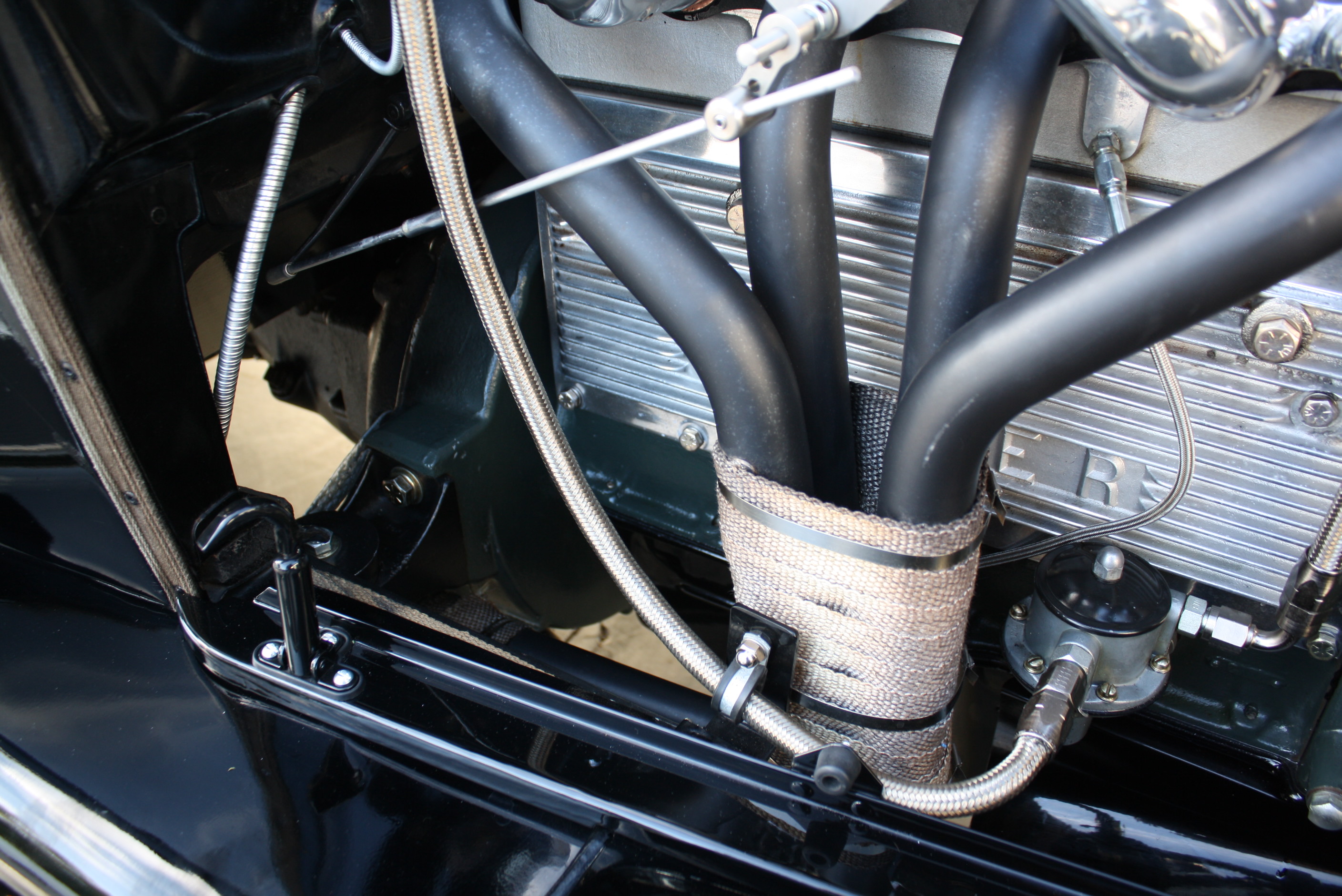 1928 Ford Model A sedan Miller OHV Hot Rod.