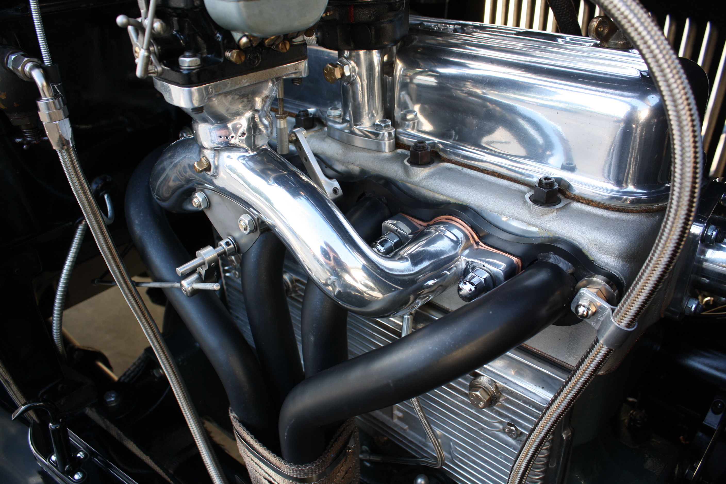 1928 Ford Model A sedan Miller OHV Hot Rod.