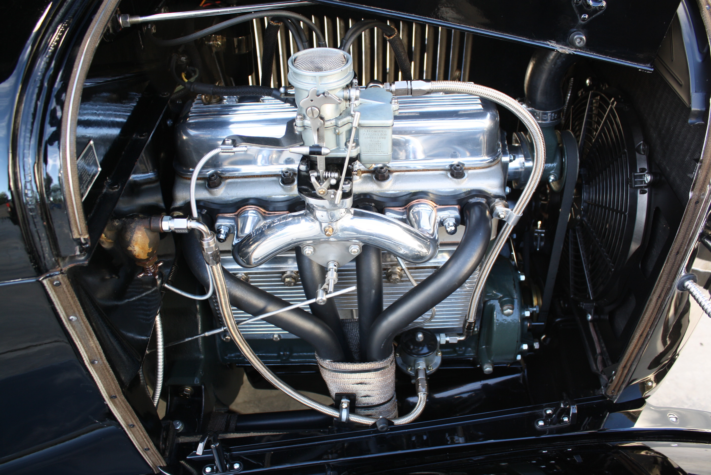 1928 Ford Model A sedan Miller OHV Hot Rod.