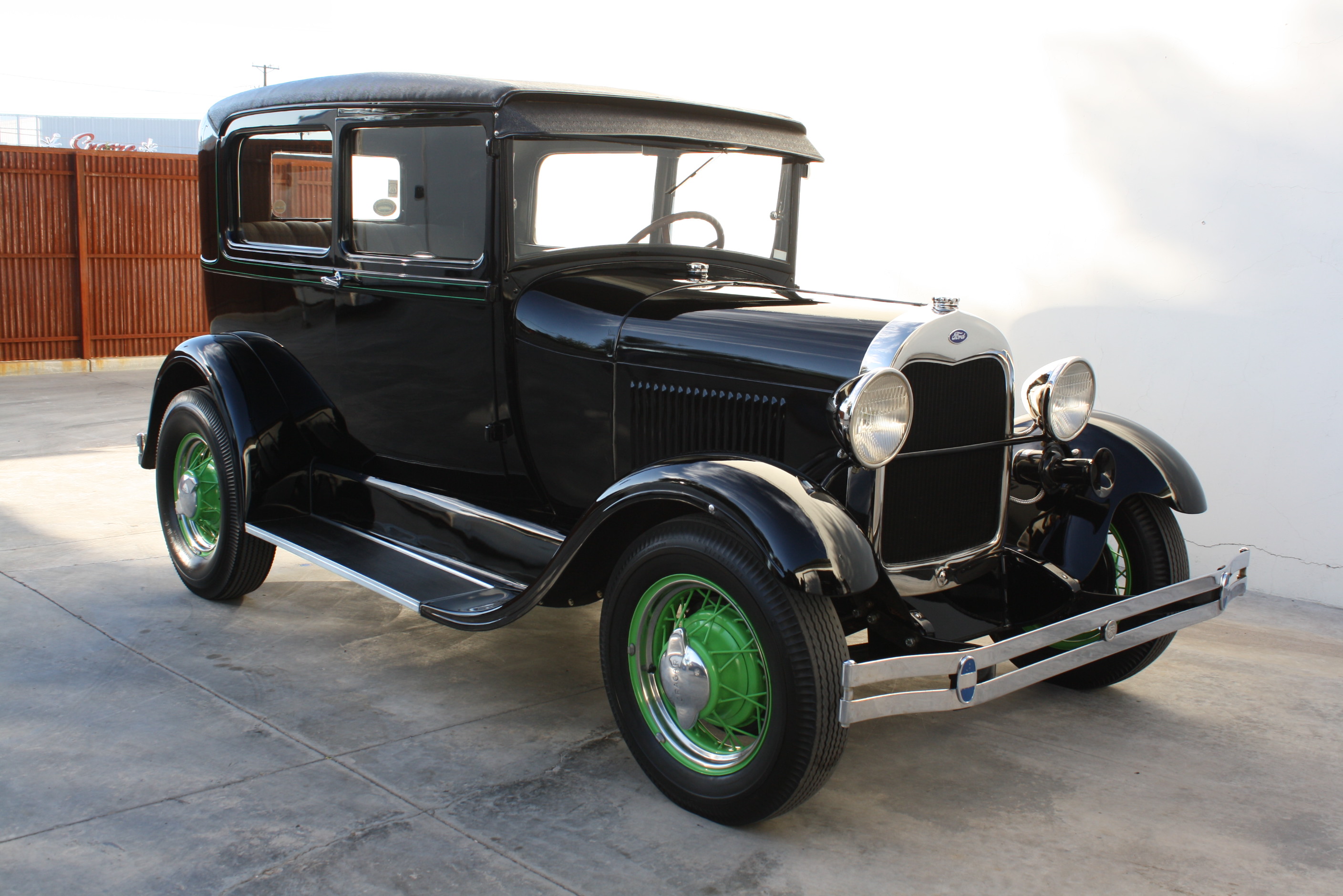 1928 Ford Model A sedan Miller OHV Hot Rod.