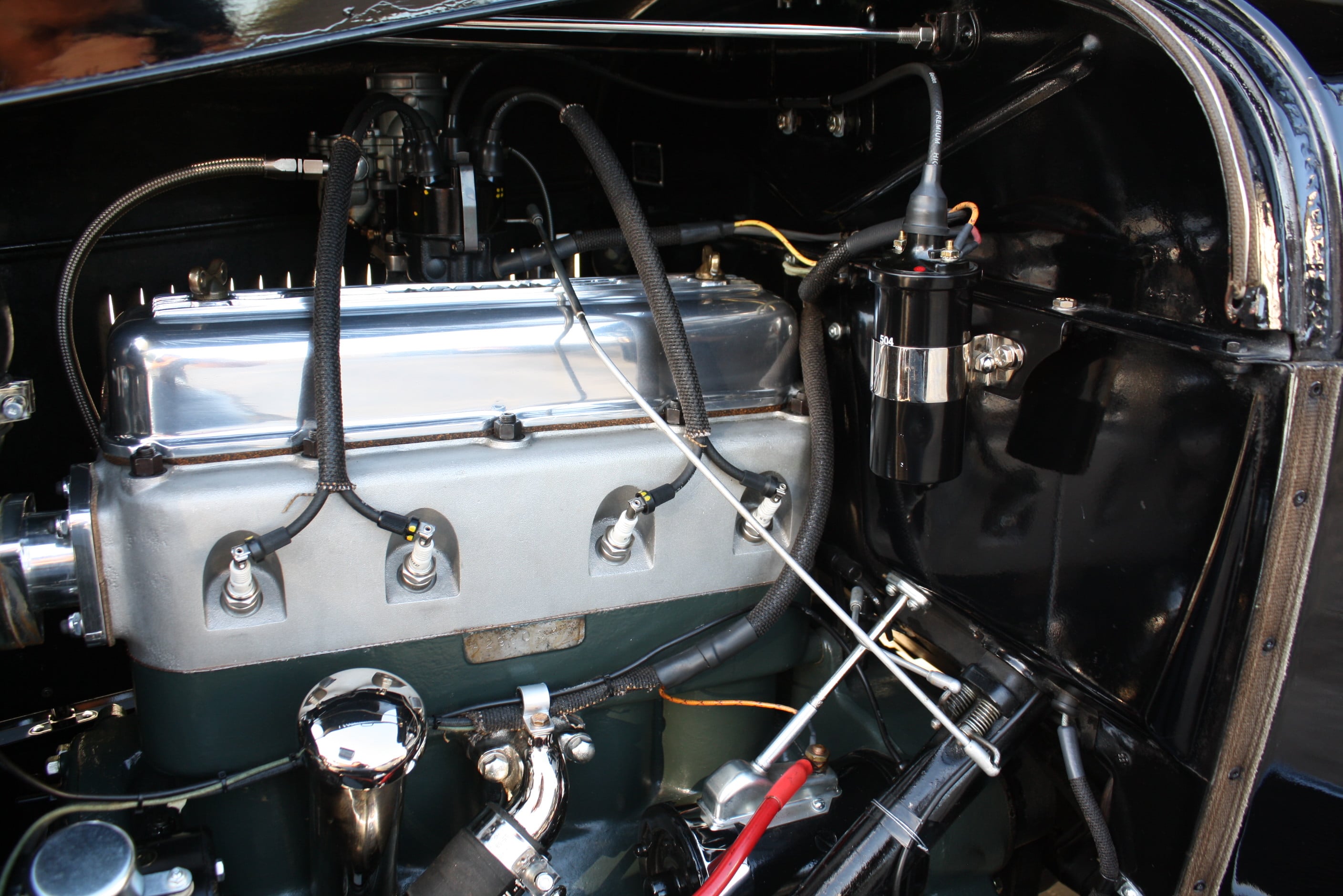 1928 Ford Model A sedan Miller OHV Hot Rod.