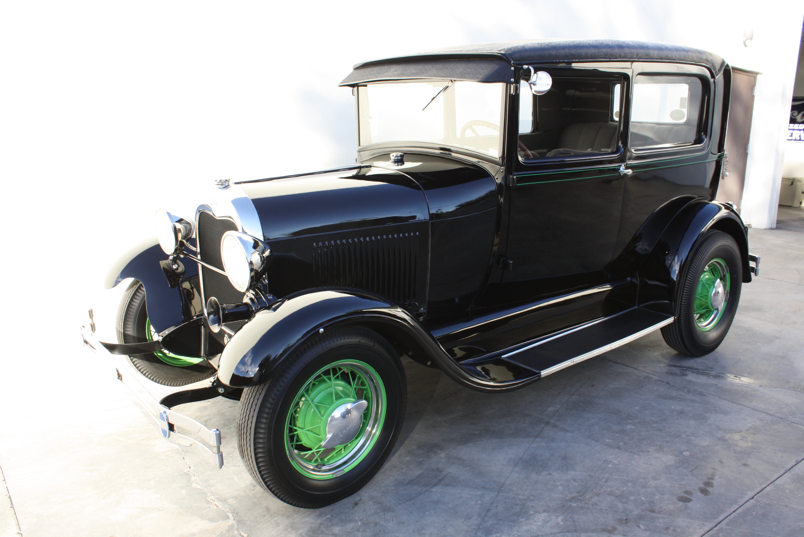 1928 Ford Model A sedan Miller OHV Hot Rod.