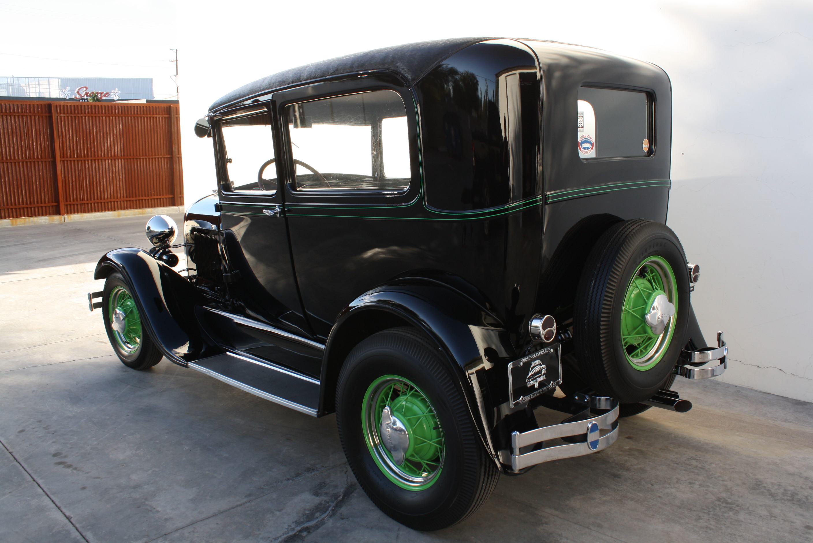 1928 Ford Model A sedan Miller OHV Hot Rod.