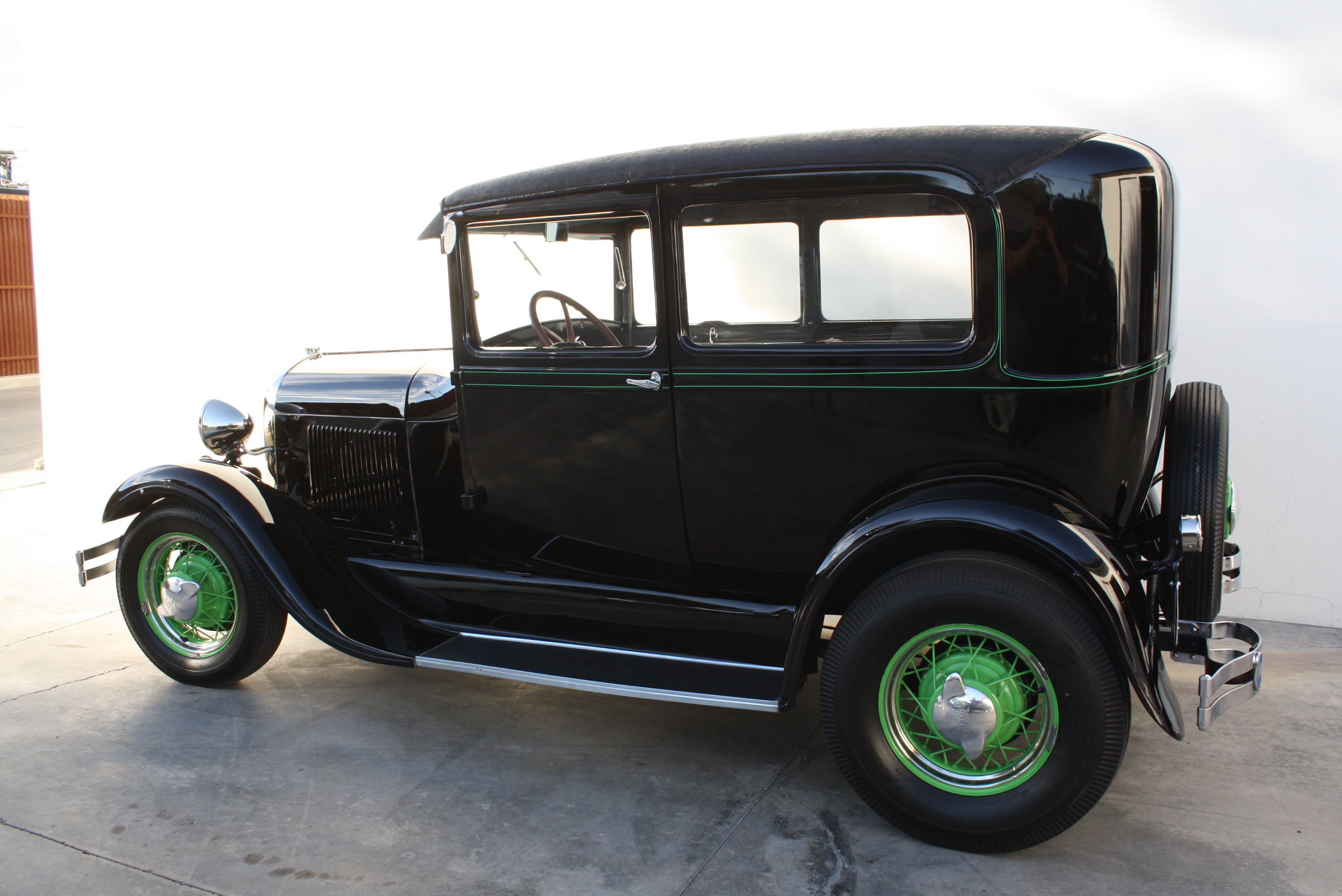 1928 Ford Model A sedan Miller OHV Hot Rod.