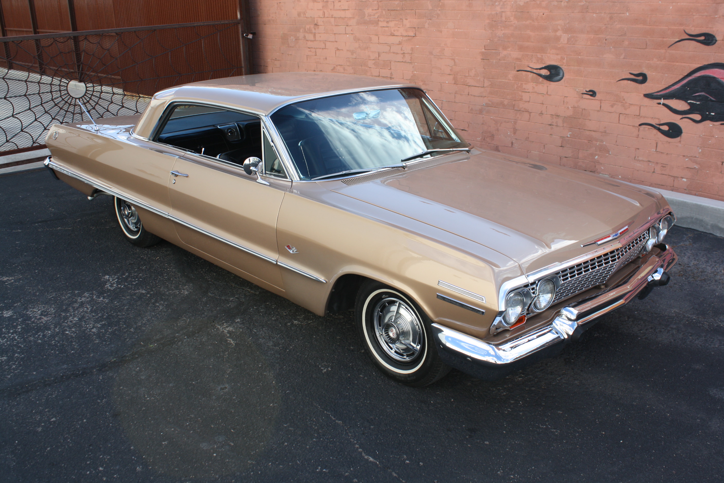 1963 Impala SS in special order “Anniversary Gold.”