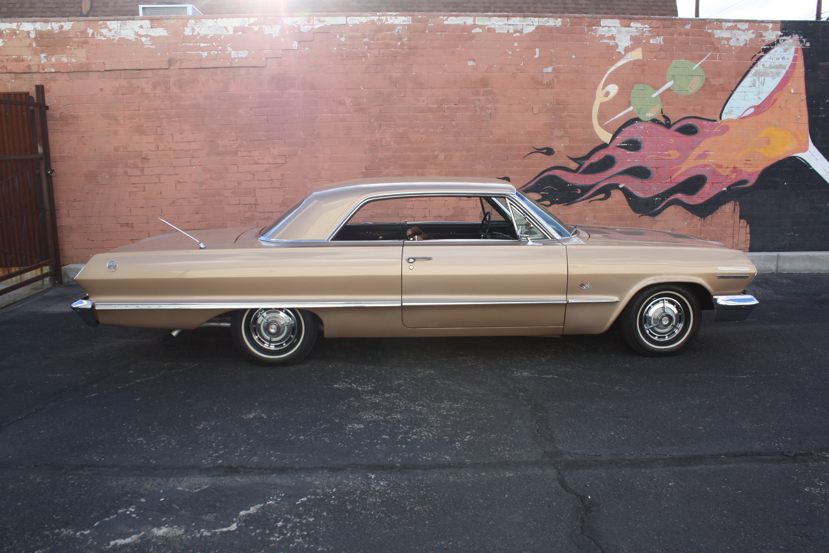 1963 Impala SS in special order “Anniversary Gold.”
