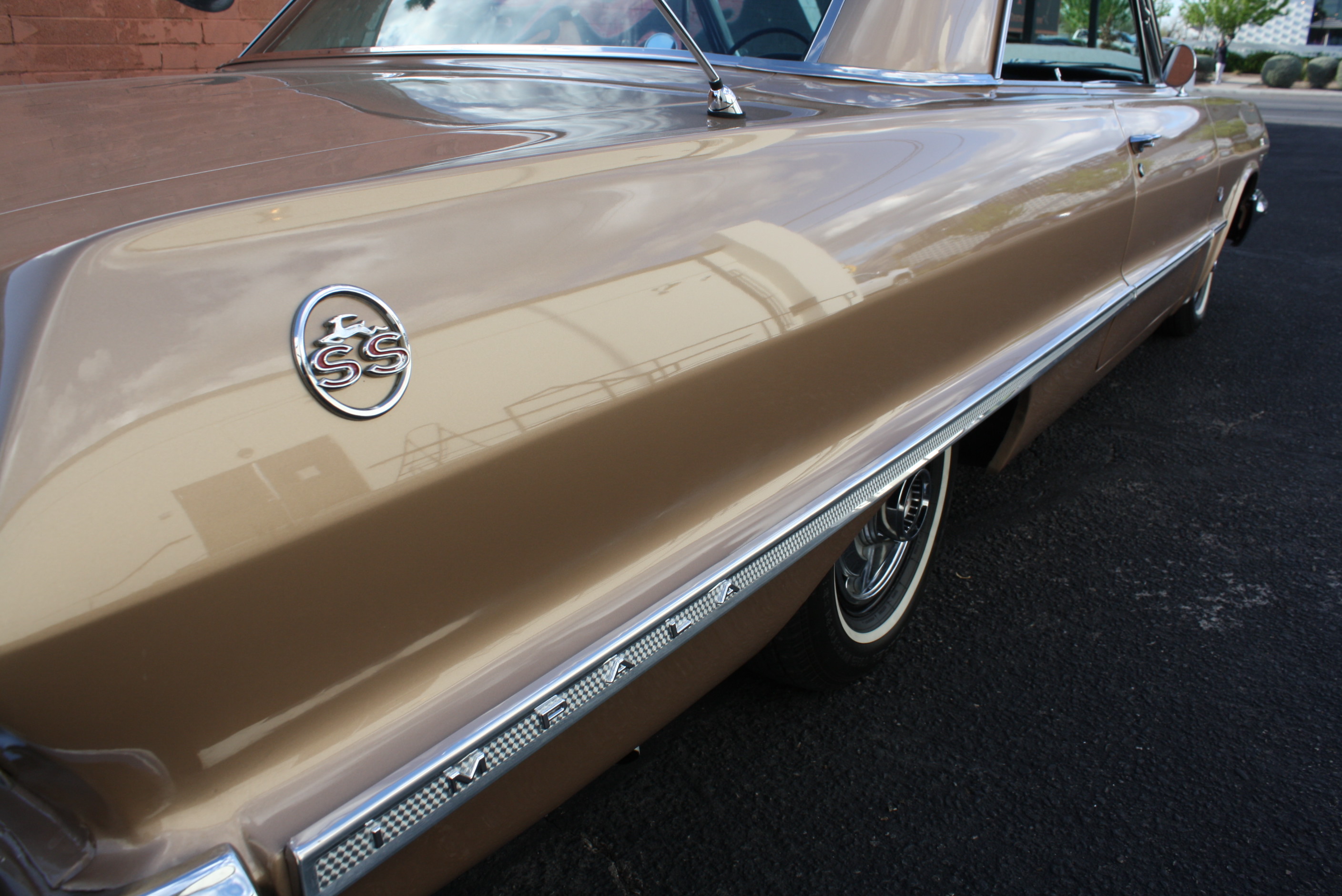 1963 Impala SS in special order “Anniversary Gold.”