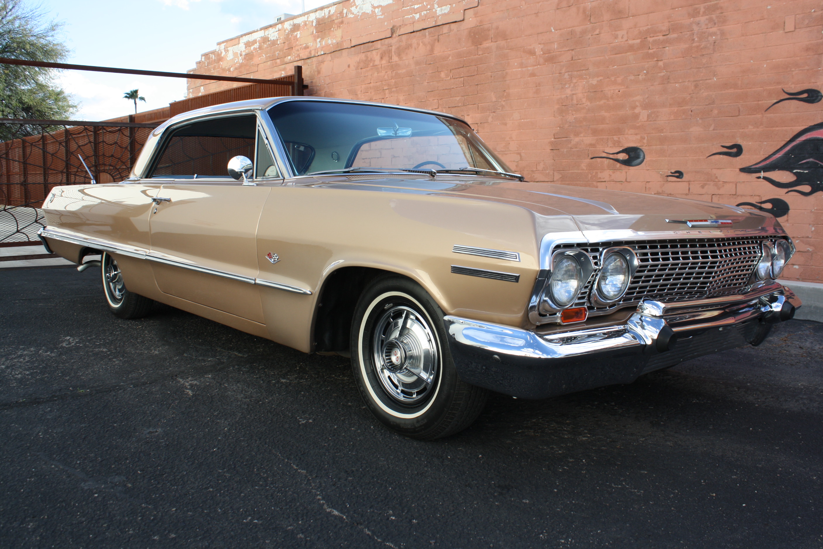 1963 Impala SS in special order “Anniversary Gold.”
