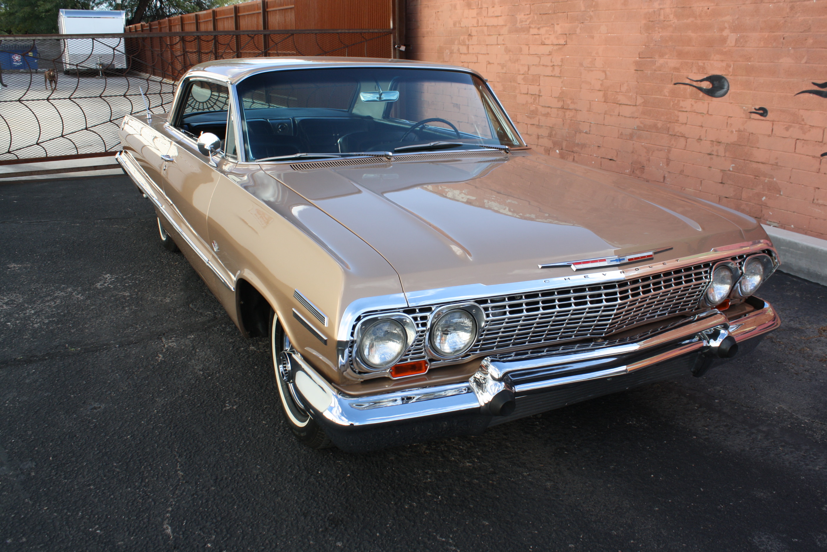 1963 Impala SS in special order “Anniversary Gold.”