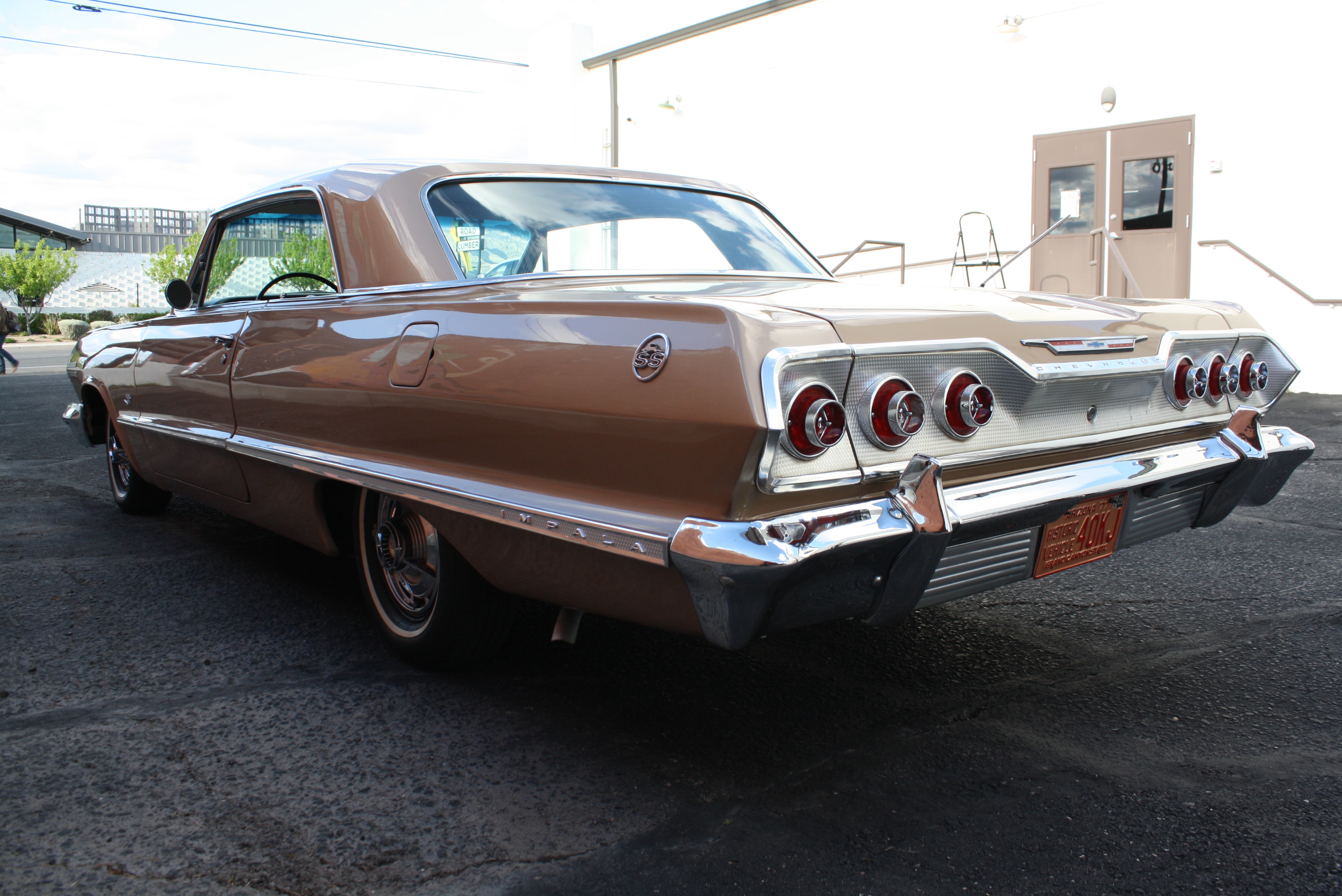 1963 Impala SS in special order “Anniversary Gold.”