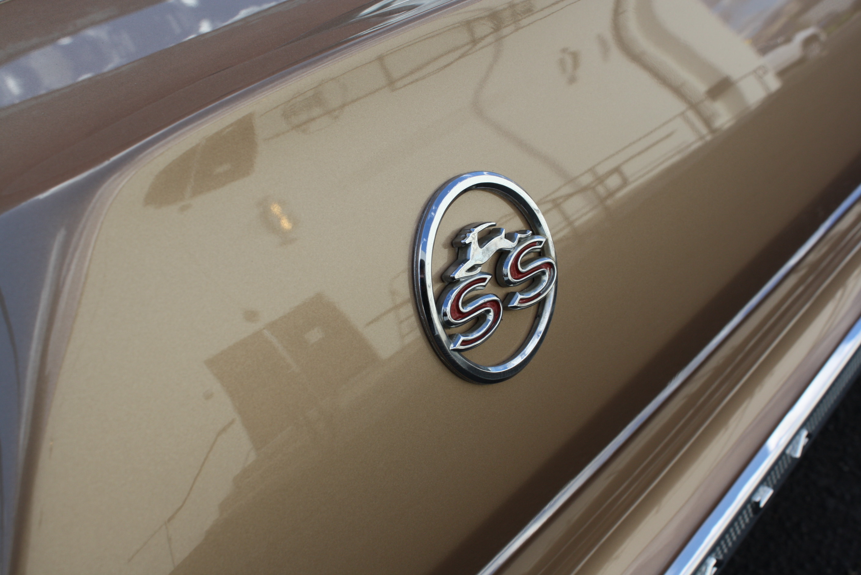 1963 Impala SS in special order “Anniversary Gold.”