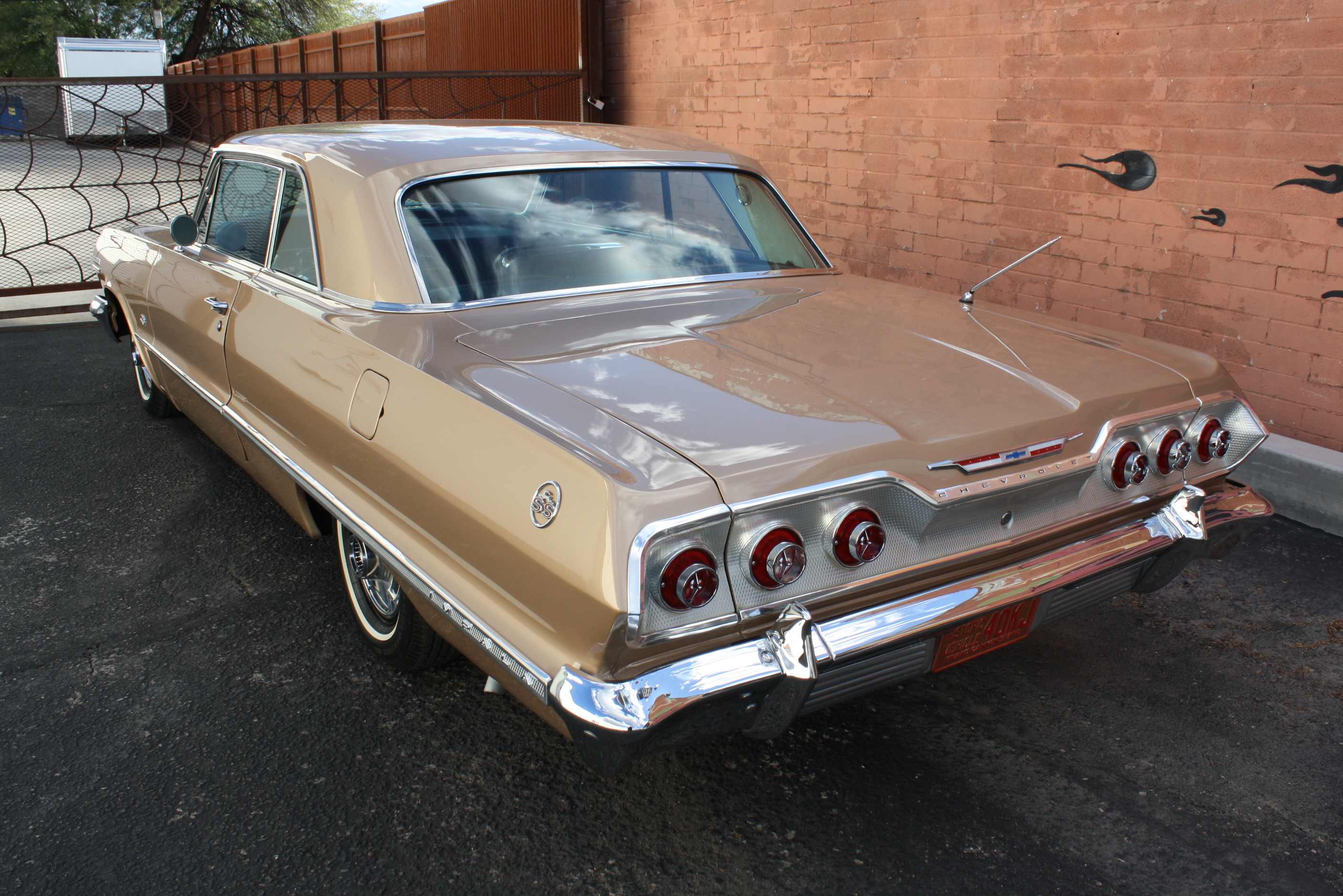 1963 Impala SS in special order “Anniversary Gold.”