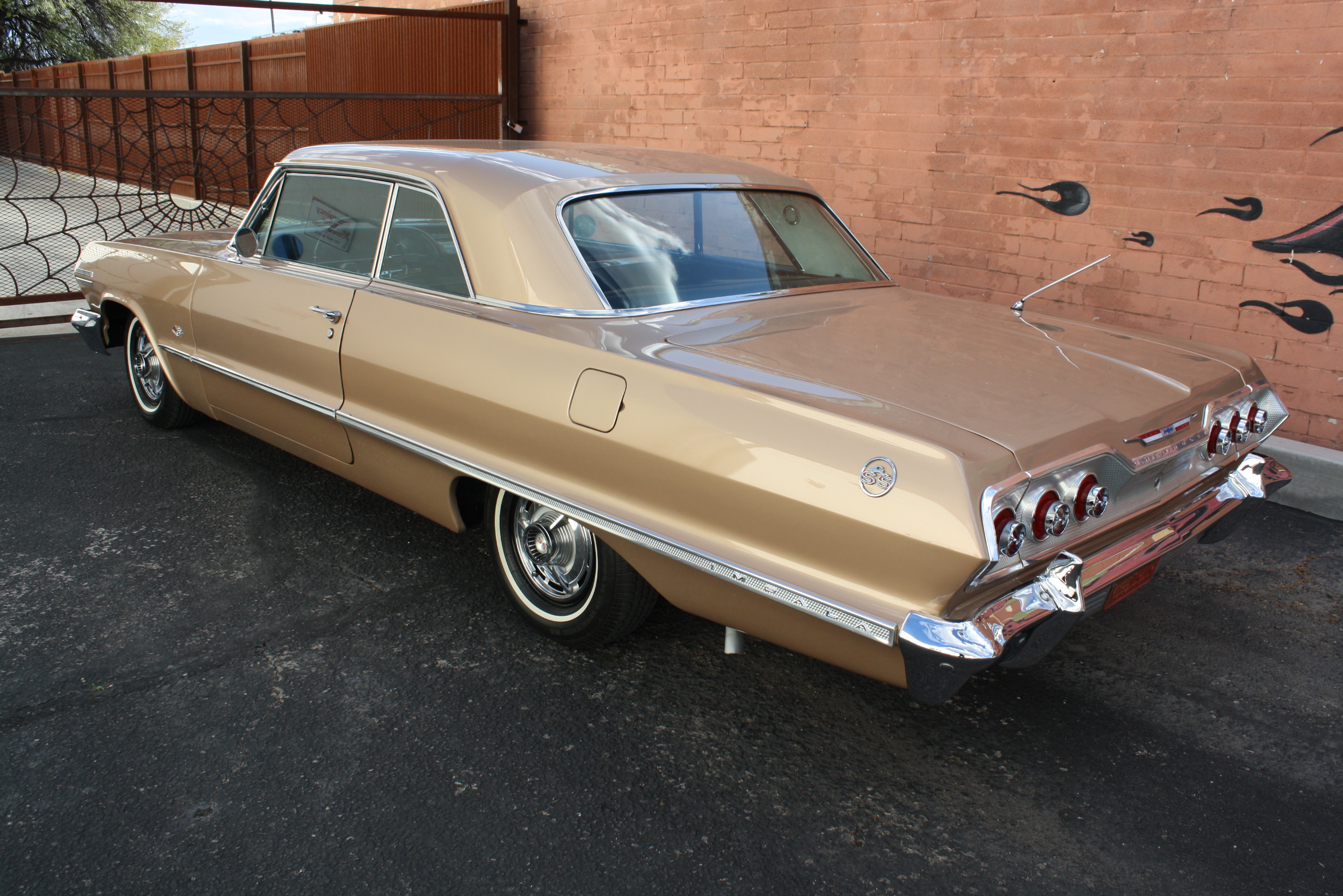 1963 Impala SS in special order “Anniversary Gold.”