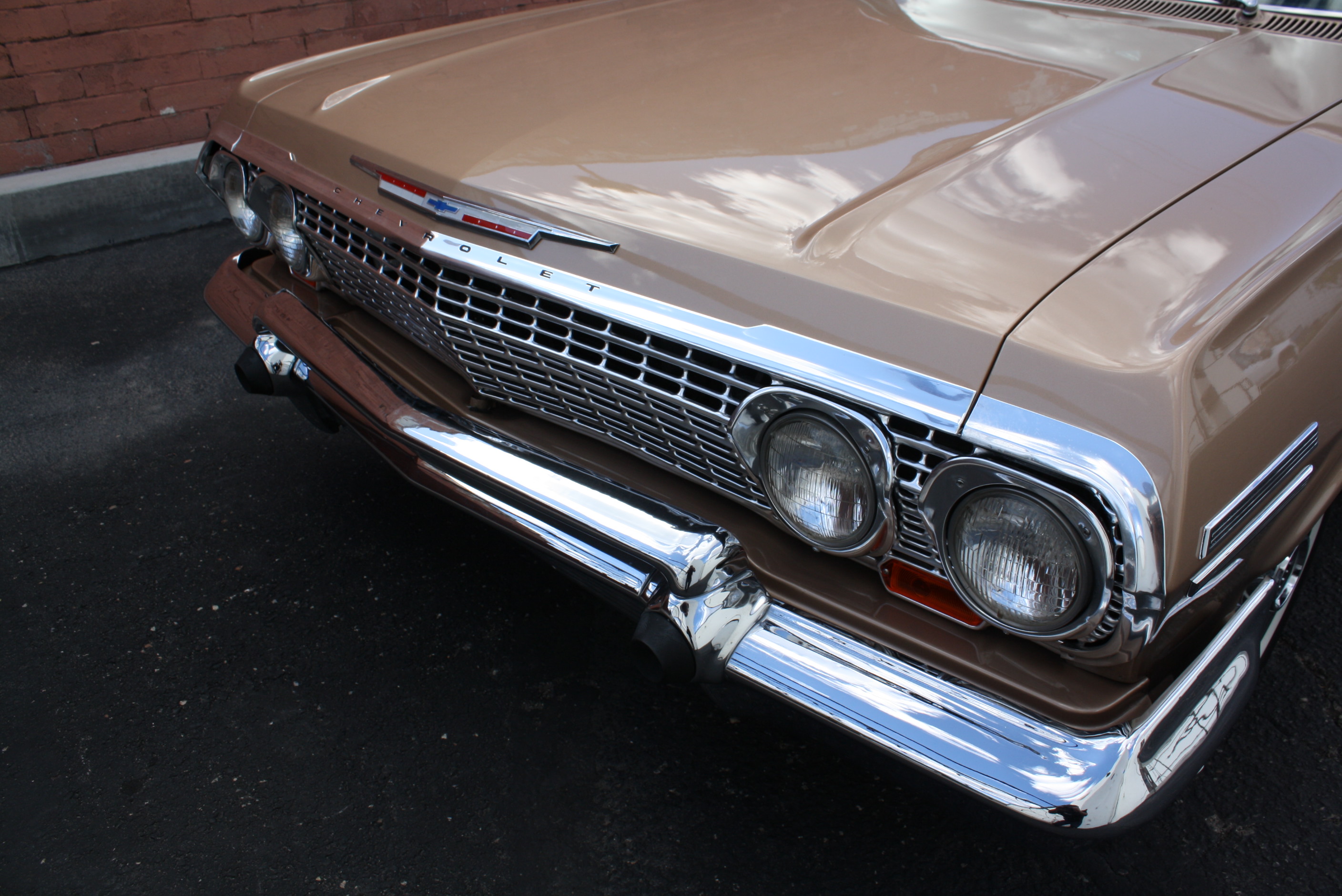 1963 Impala SS in special order “Anniversary Gold.”