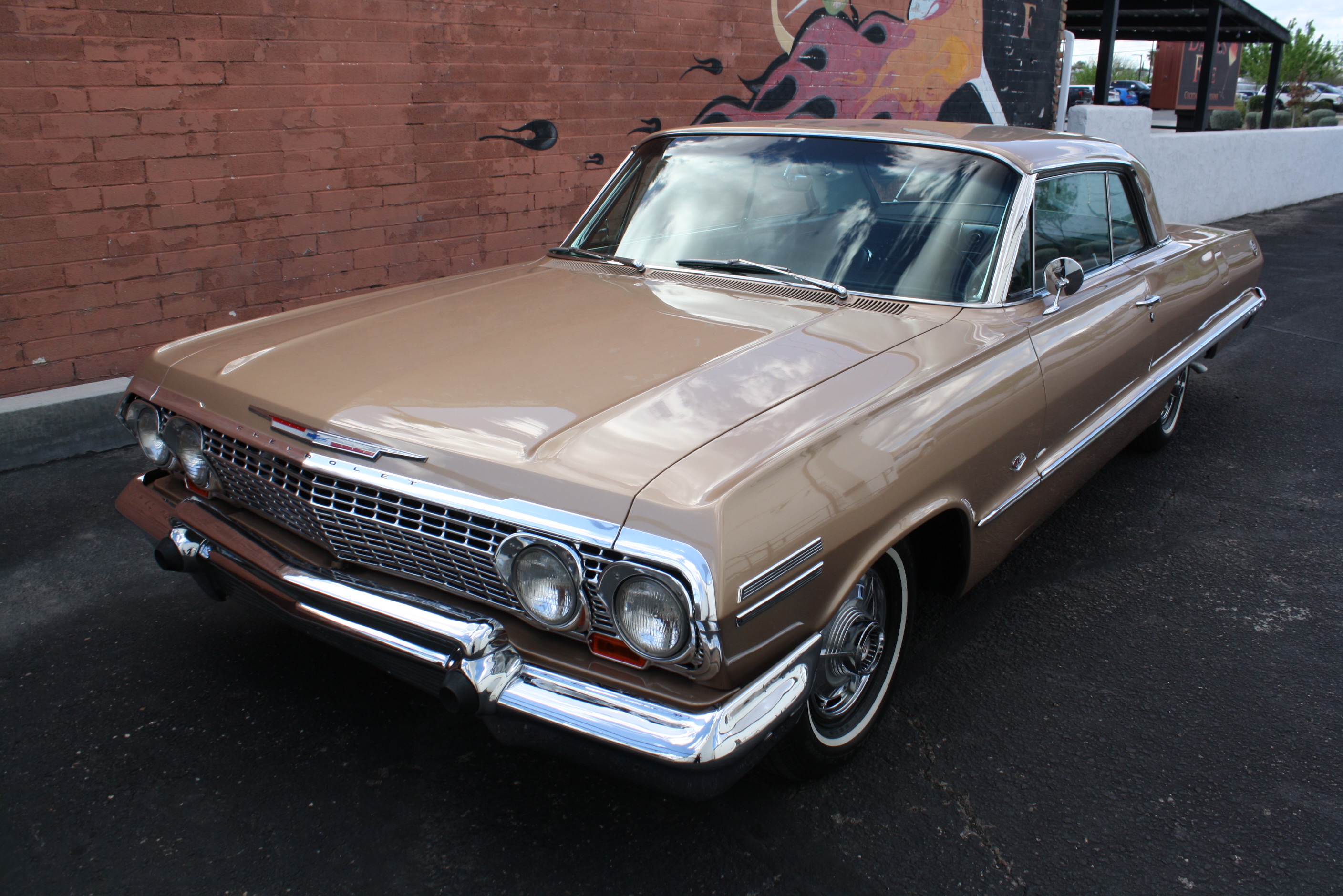 1963 Impala SS in special order “Anniversary Gold.”