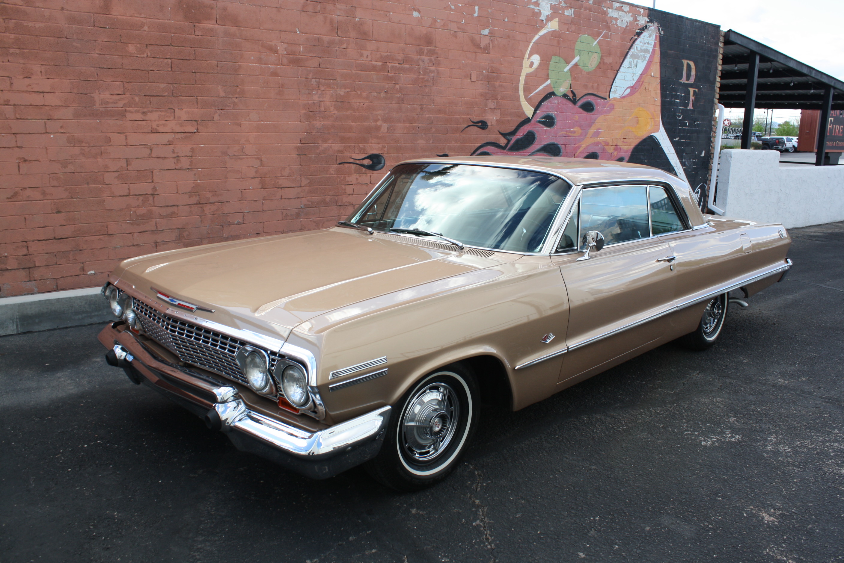 1963 Impala SS in special order “Anniversary Gold.”