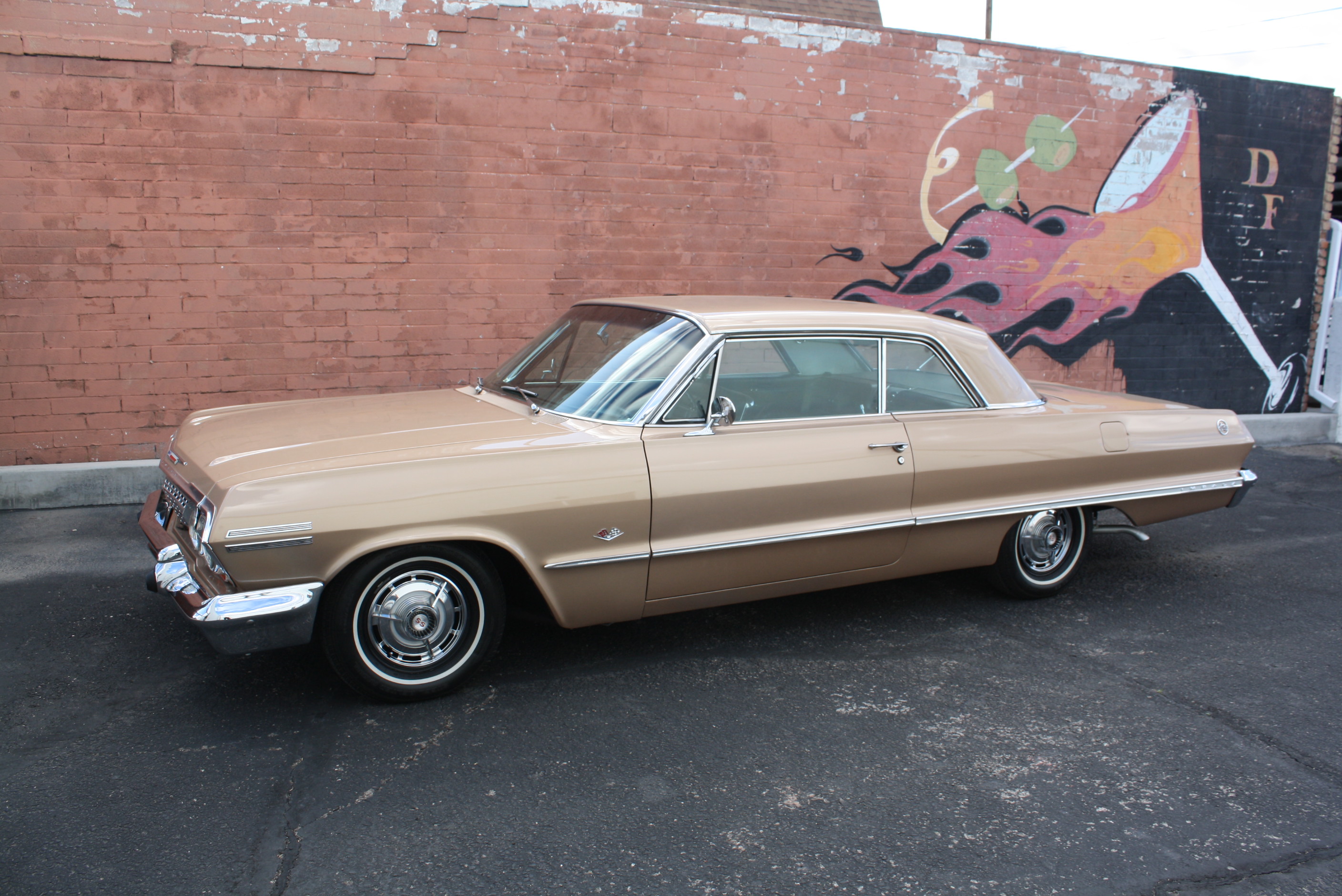 1963 Impala SS in special order “Anniversary Gold.”