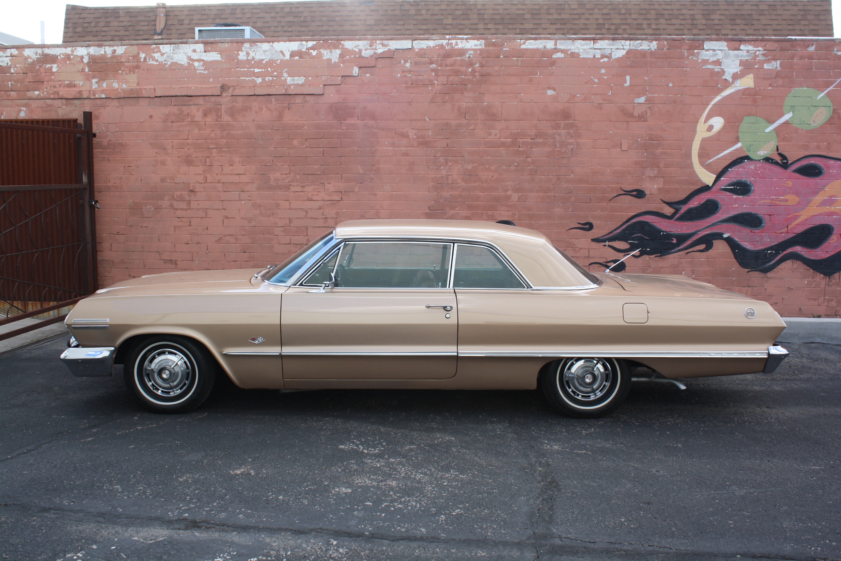 1963 Impala SS in special order “Anniversary Gold.”