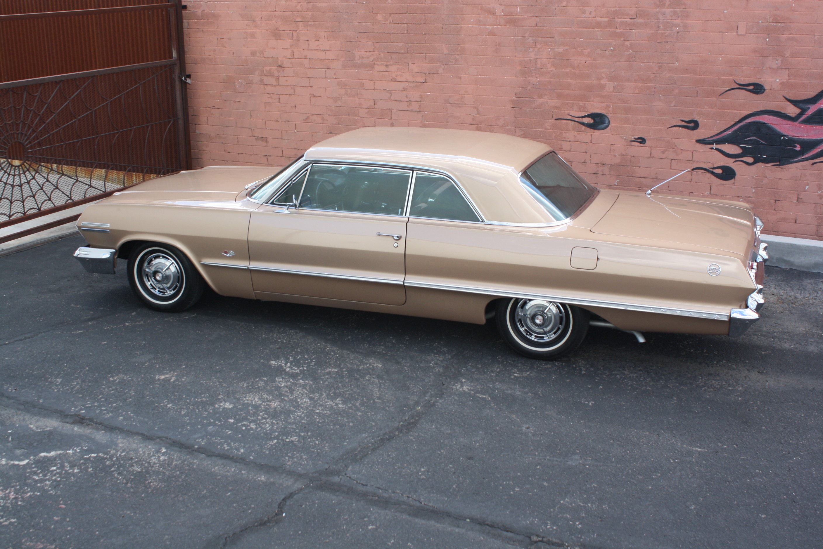 1963 Impala SS in special order “Anniversary Gold.”