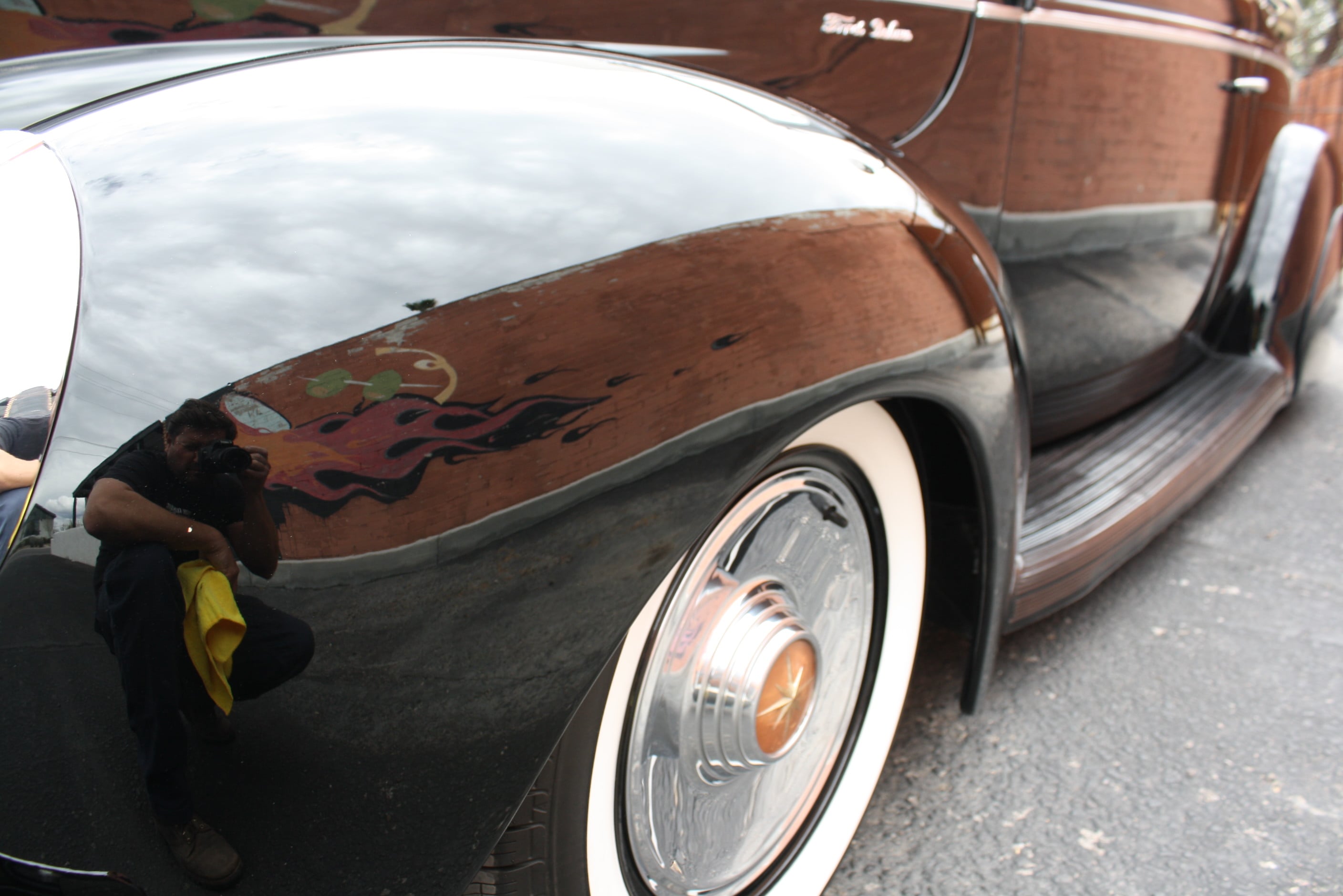 1940 Ford Deluxe Desoto Hemi powered convertible.
