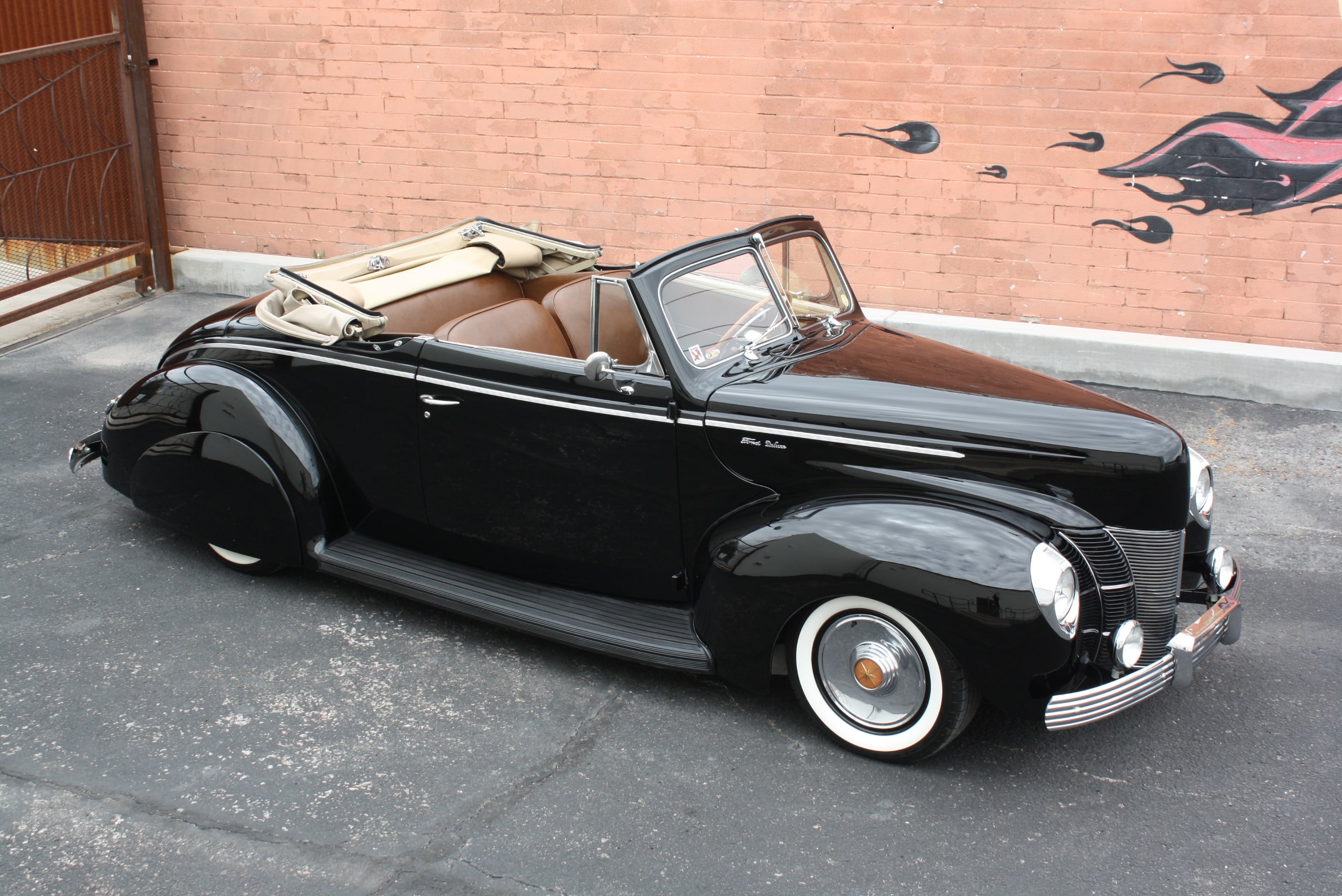 1940 Ford Deluxe Desoto Hemi powered convertible.