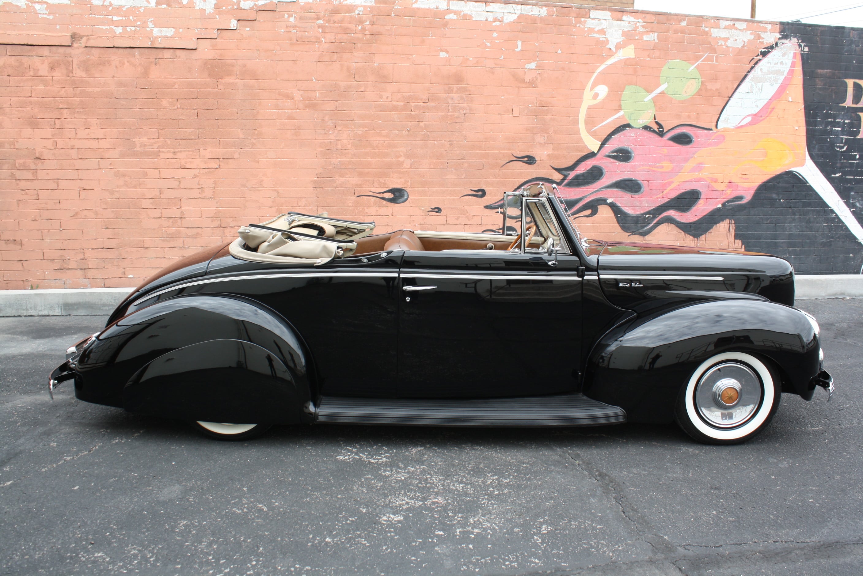 1940 Ford Deluxe Desoto Hemi powered convertible.