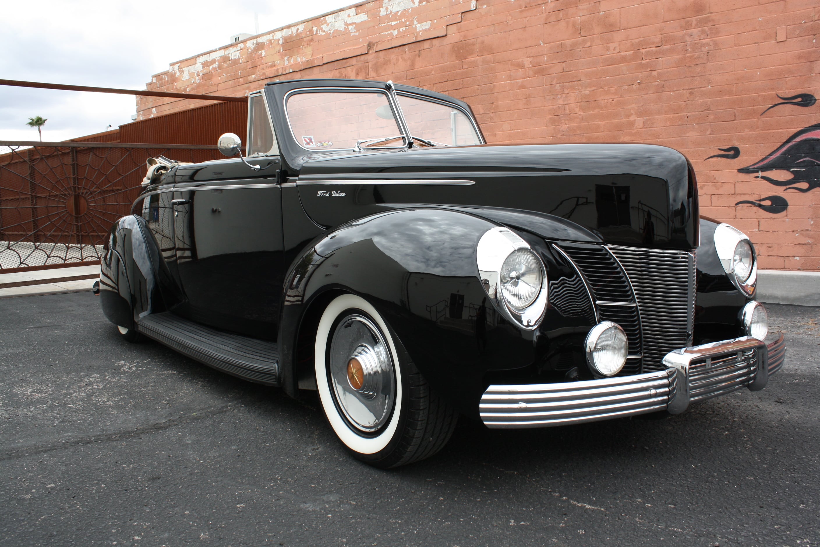 1940 Ford Deluxe Desoto Hemi powered convertible.