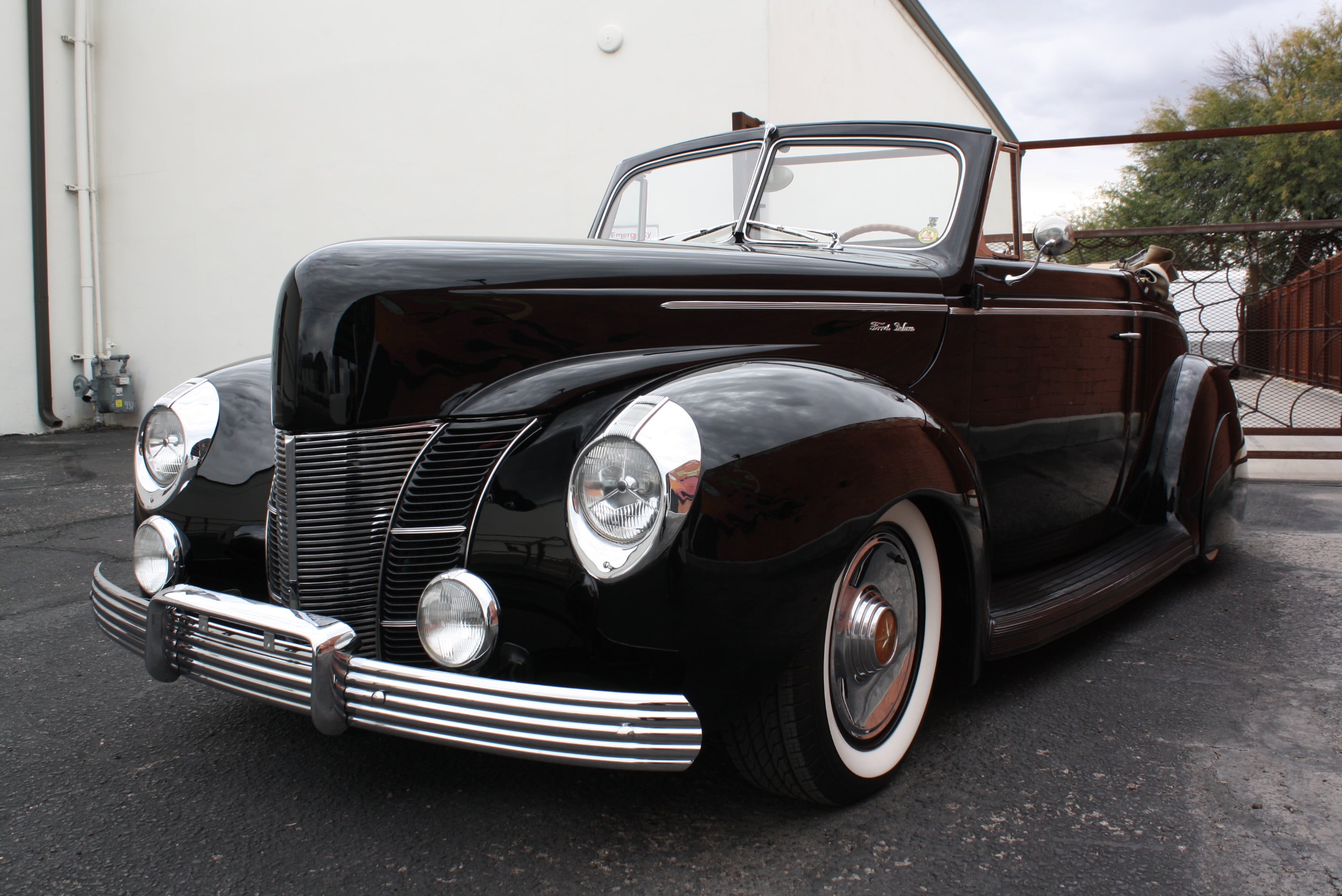 1940 Ford Deluxe Desoto Hemi powered convertible.