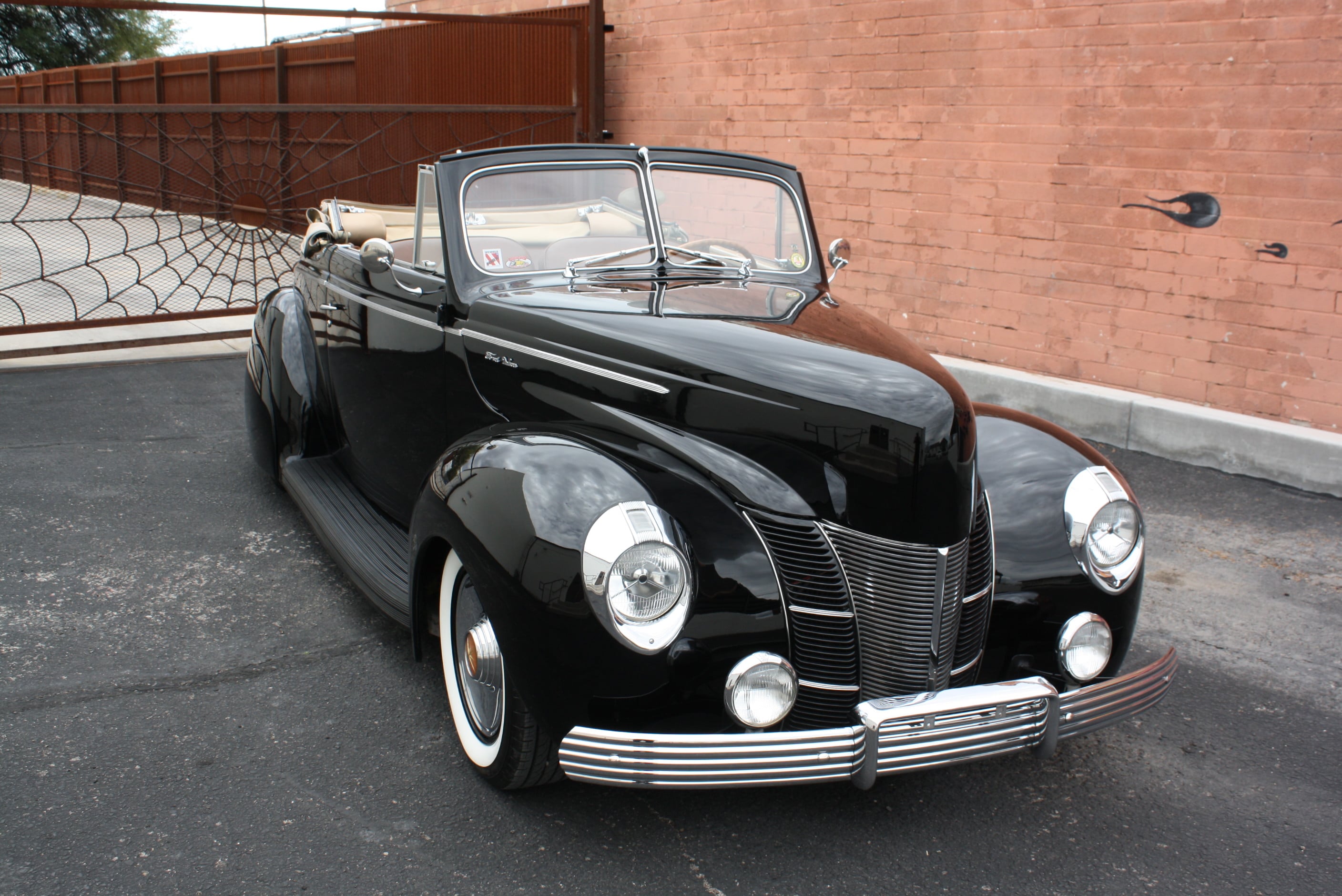1940 Ford Deluxe Desoto Hemi powered convertible.