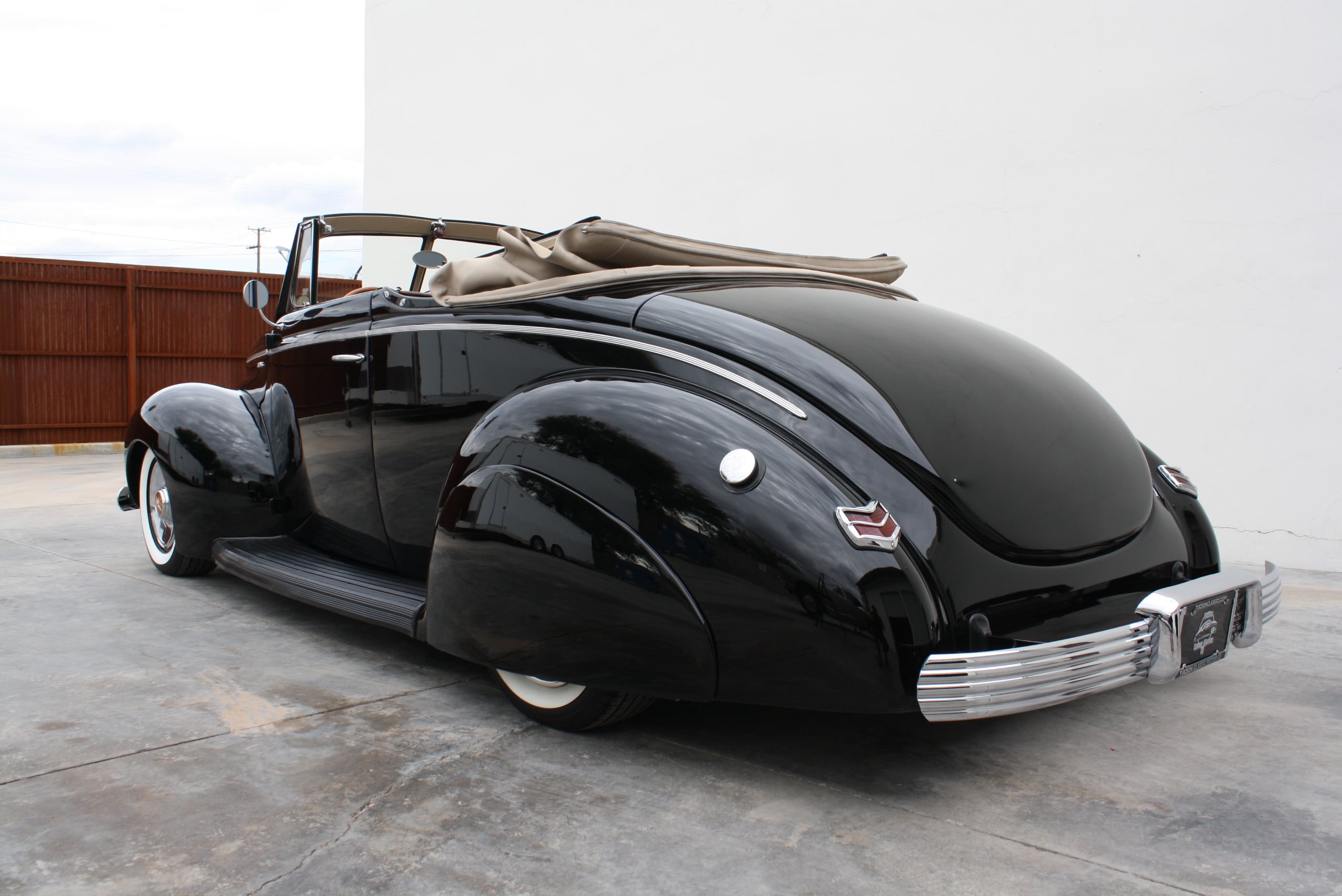 1940 Ford Deluxe Desoto Hemi powered convertible.