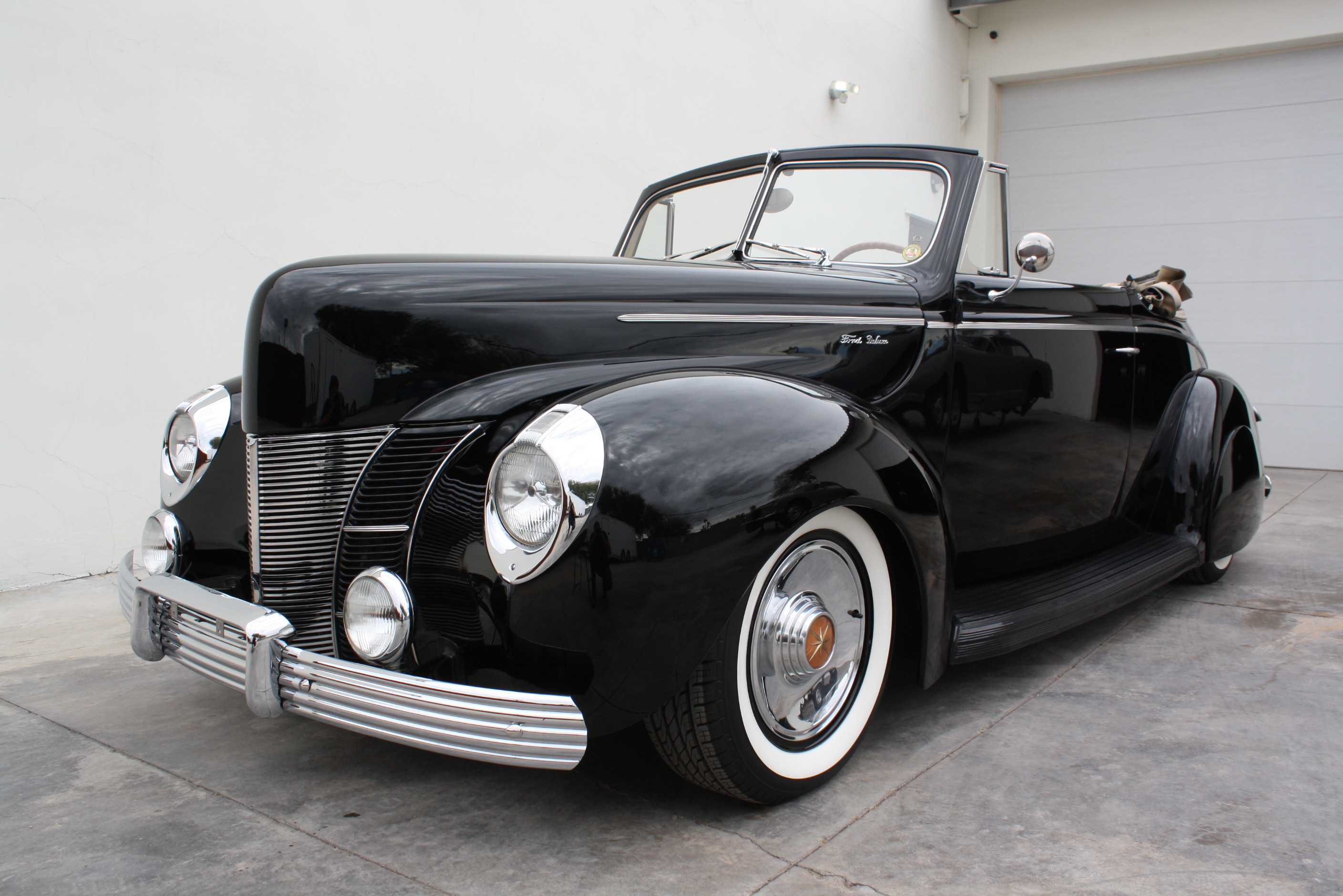 1940 Ford Deluxe Desoto Hemi powered convertible.