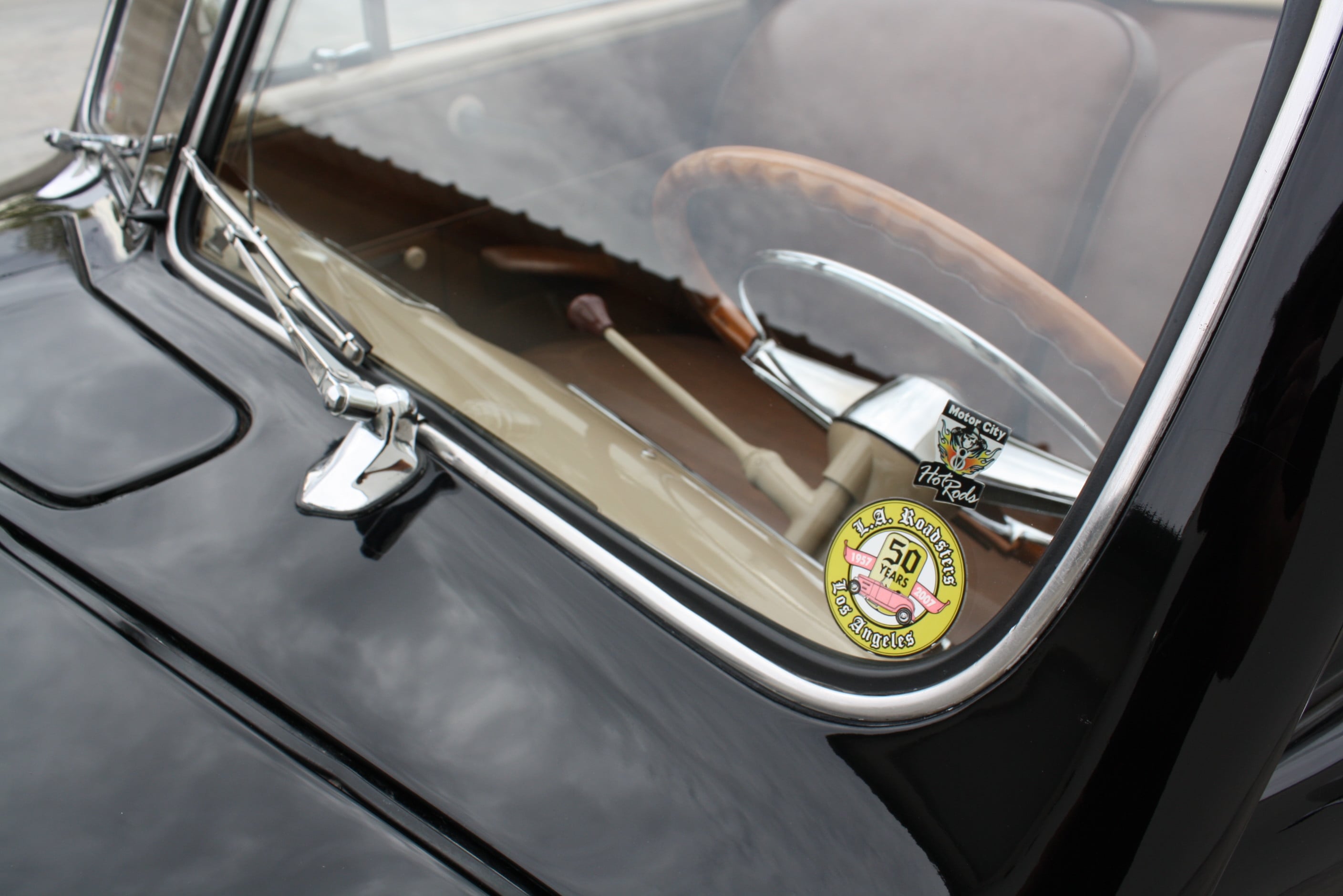 1940 Ford Deluxe Desoto Hemi powered convertible.