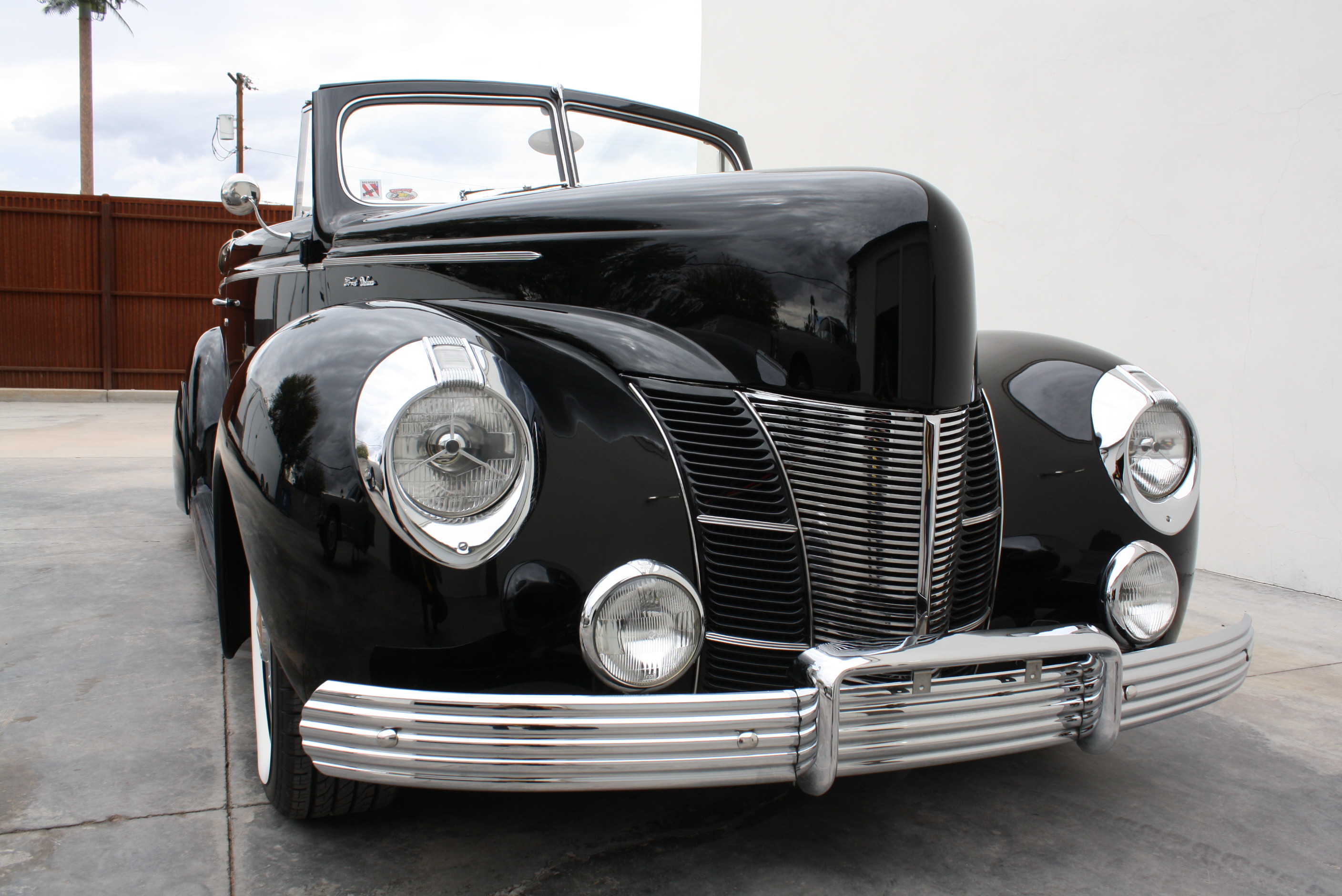 1940 Ford Deluxe Desoto Hemi powered convertible.