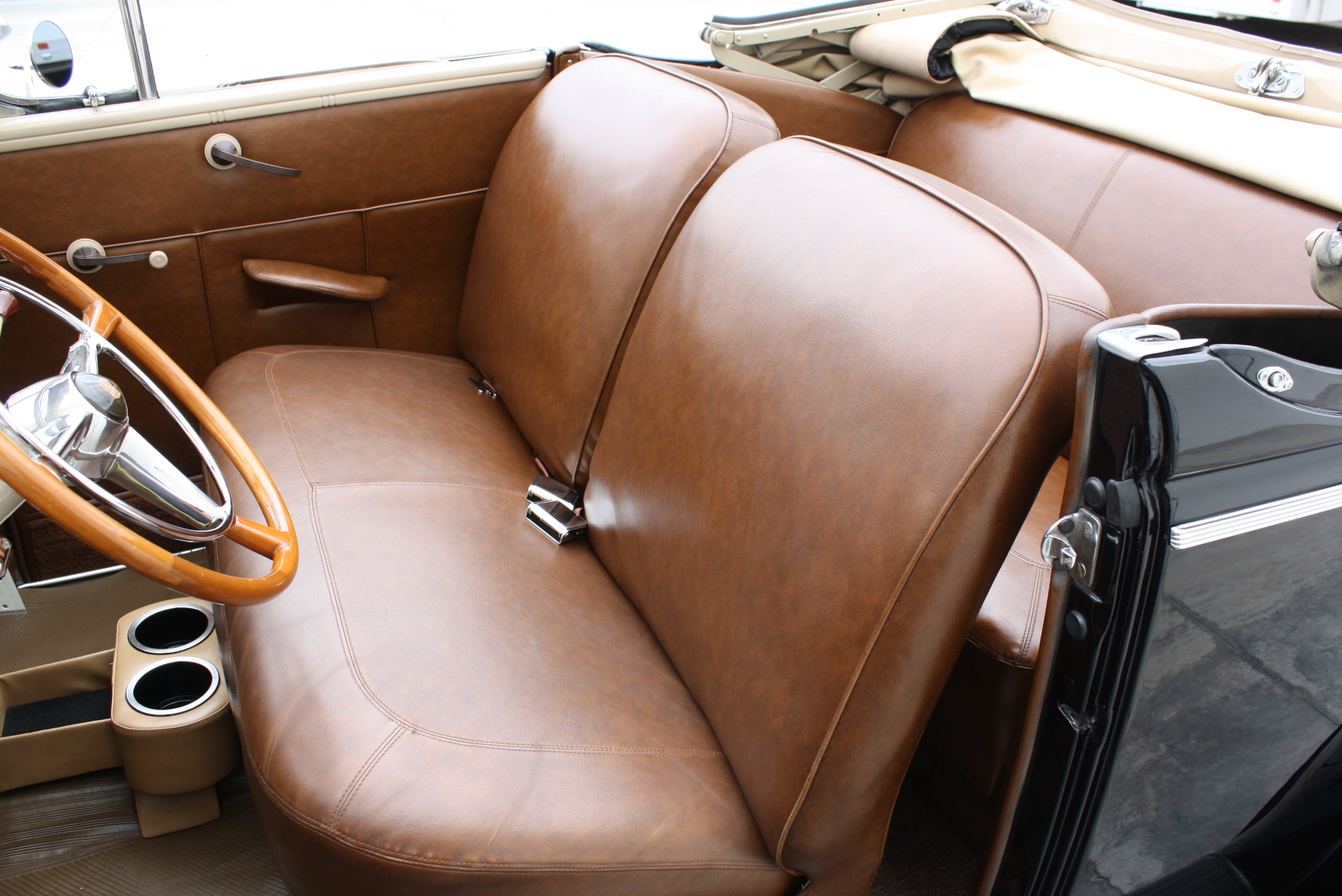 1940 Ford Deluxe Desoto Hemi powered convertible.