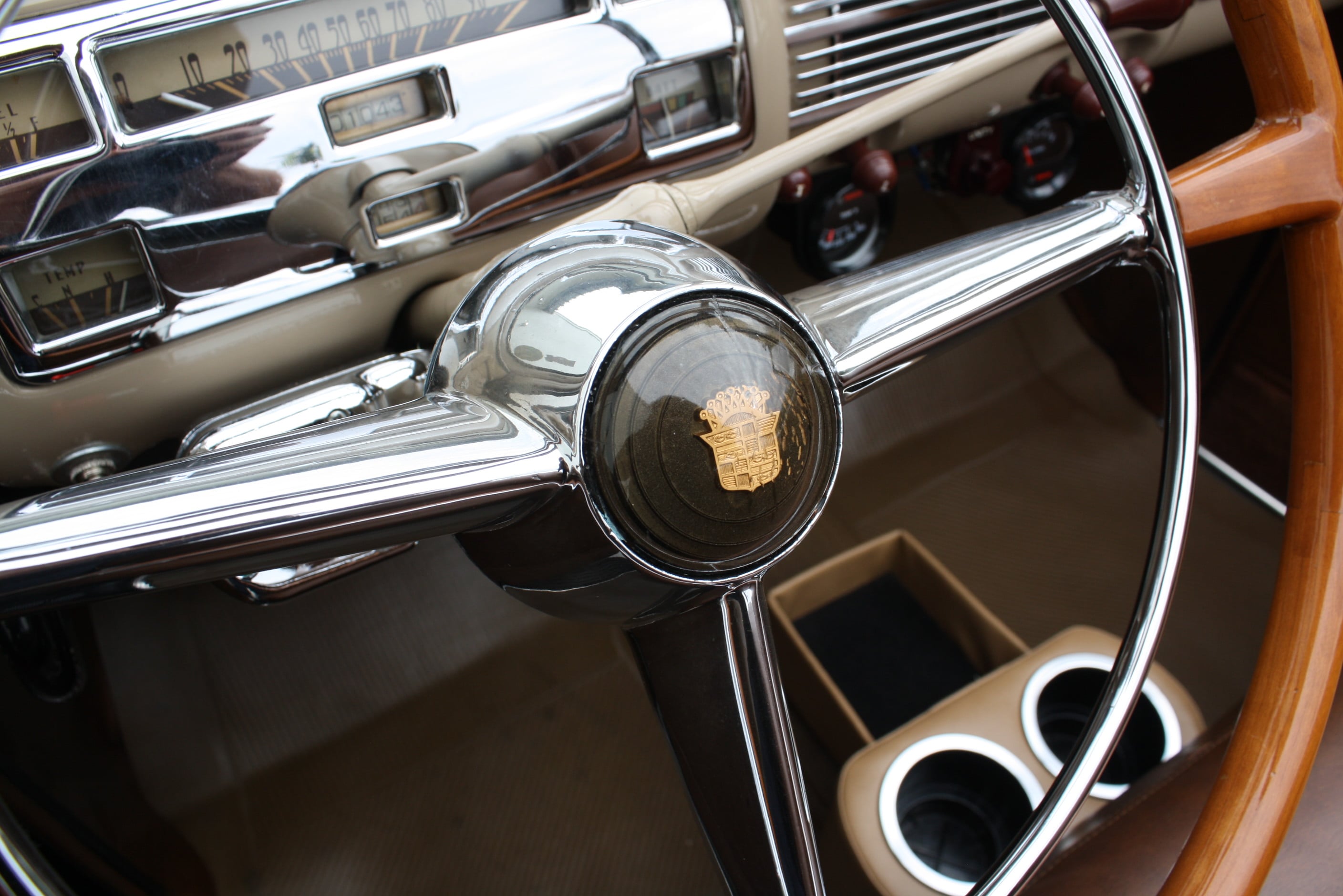 1940 Ford Deluxe Desoto Hemi powered convertible.