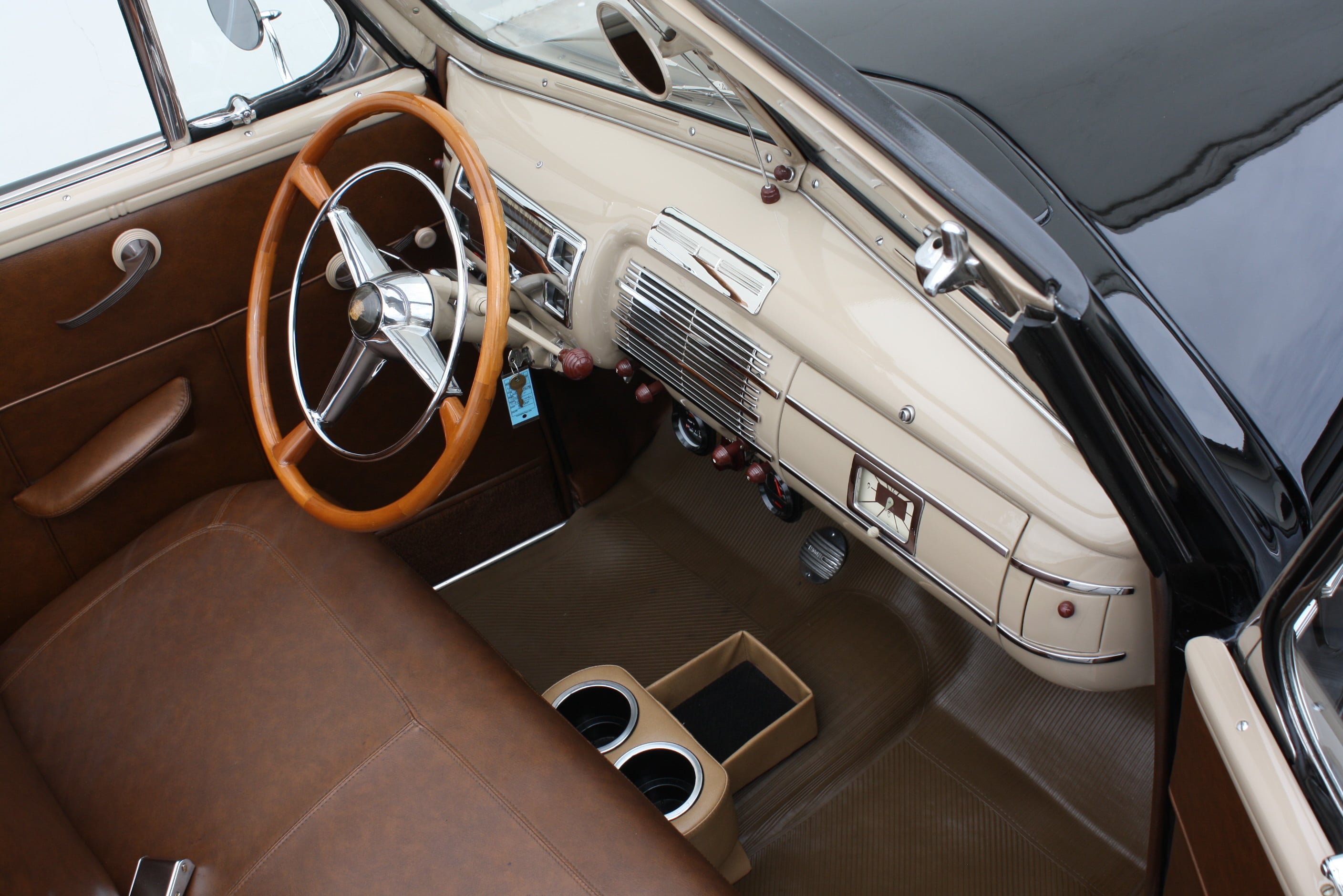 1940 Ford Deluxe Desoto Hemi powered convertible.
