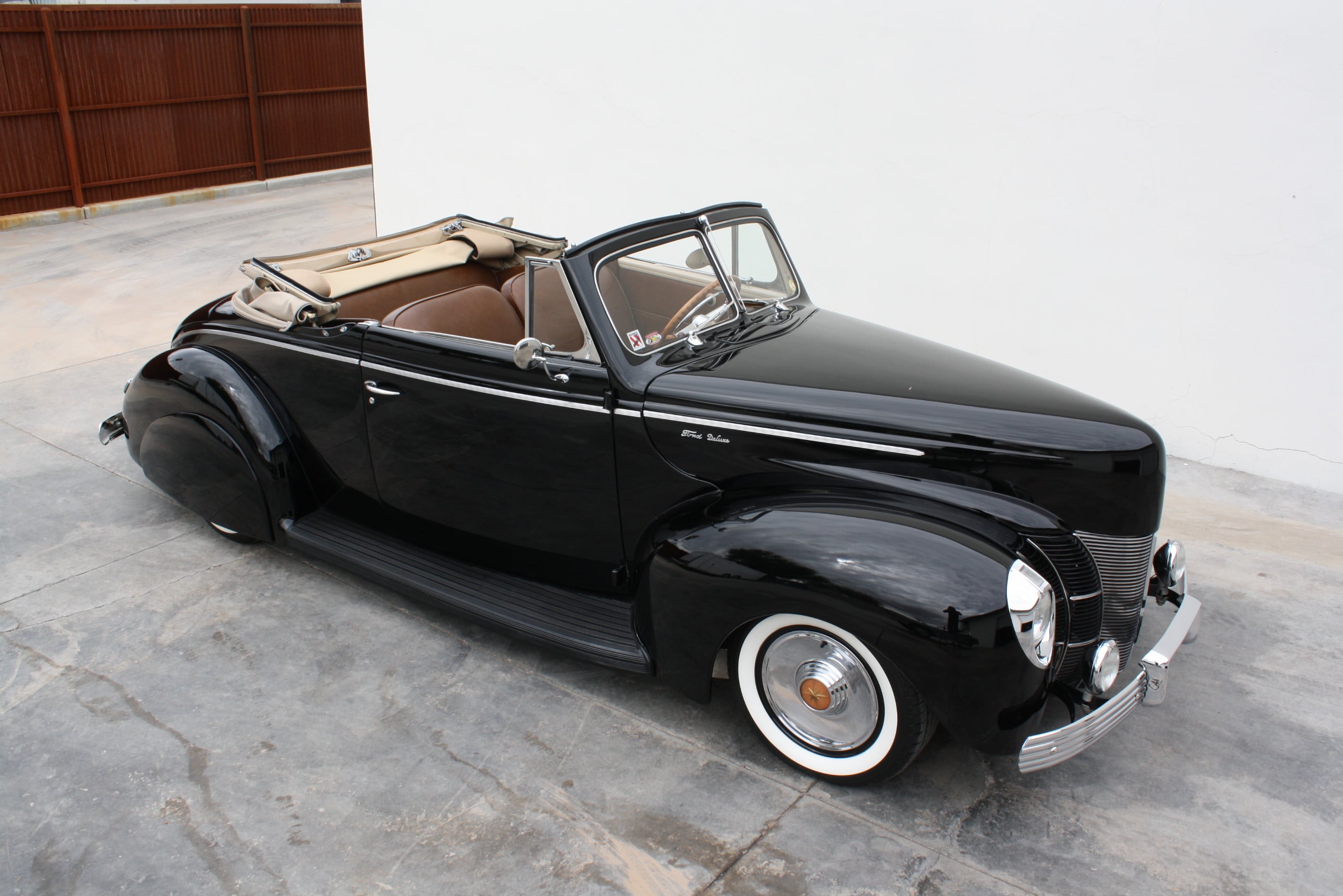 1940 Ford Deluxe Desoto Hemi powered convertible.